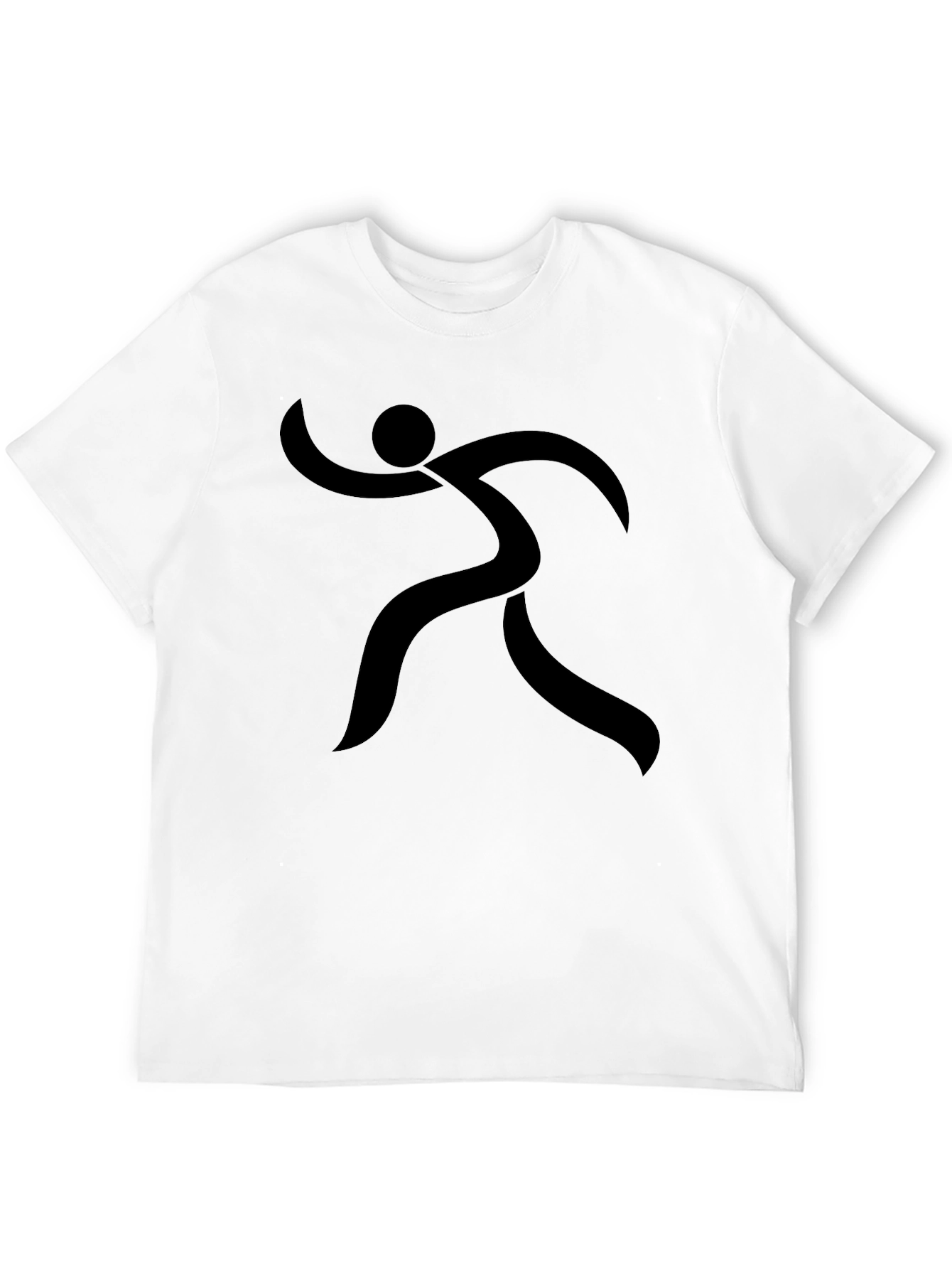 Modern Runner Graphic Tee - Black