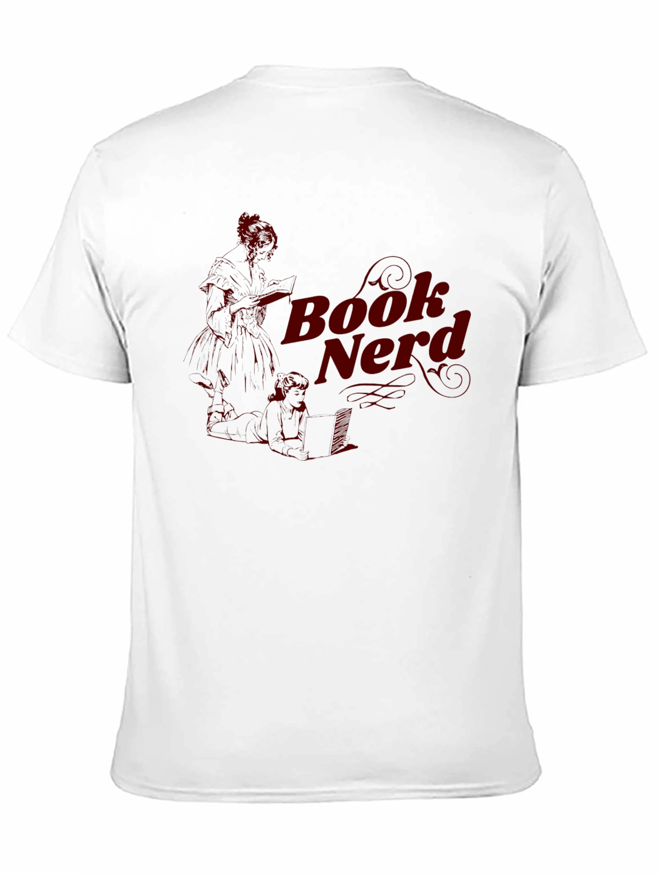 Book Nerd Graphic Tee - Mens Black T-Shirt