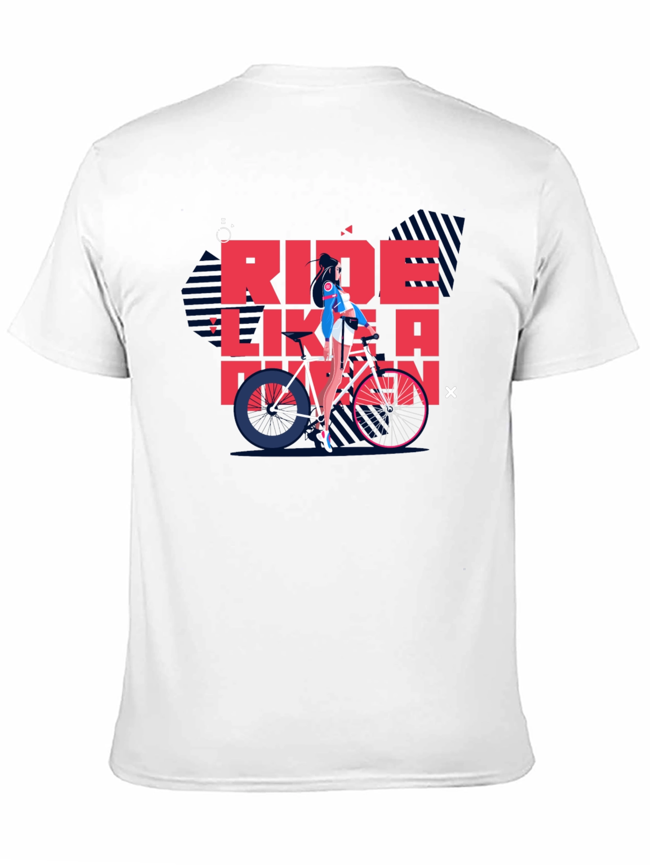 Ride Like a Pro Black Graphic Tee