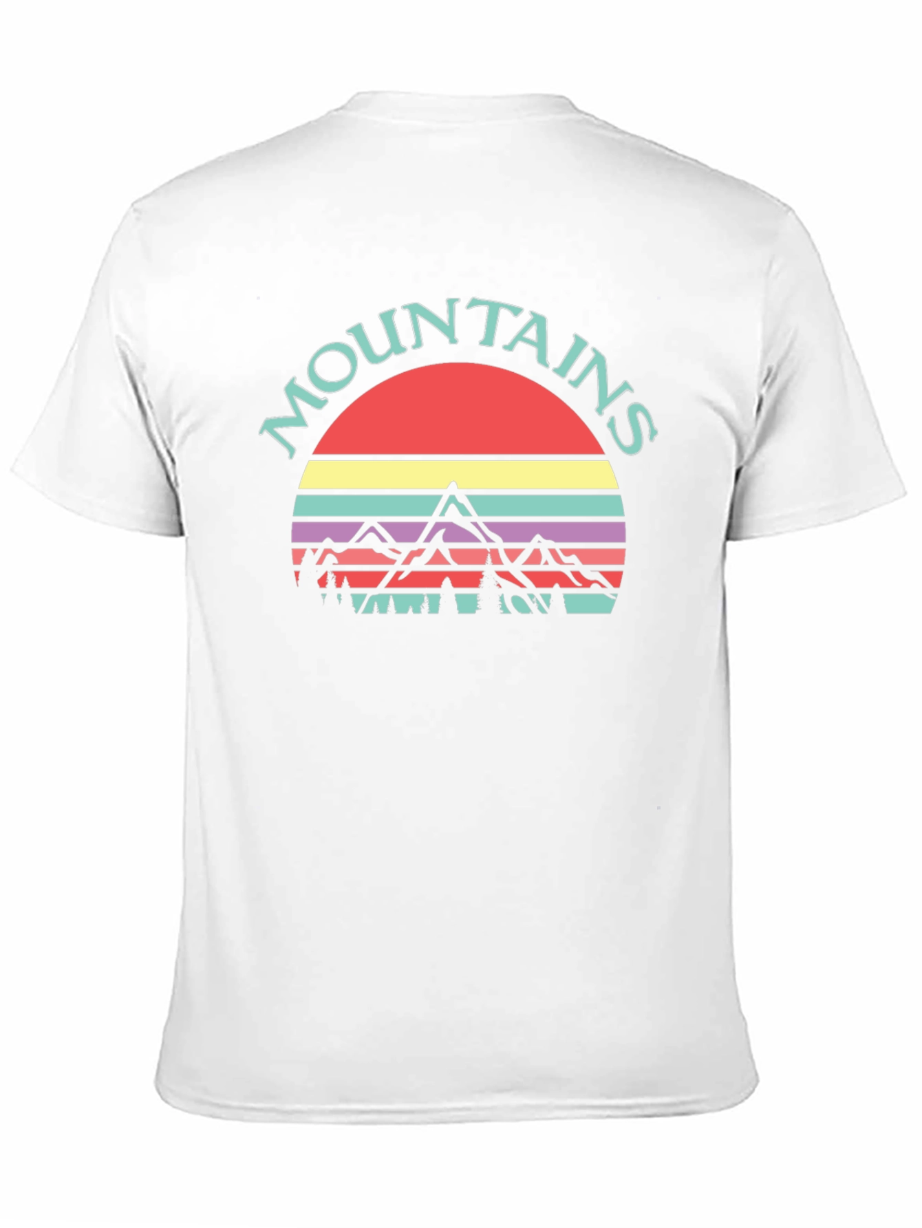 Retro Mountains Graphic Tee - Adventure Ready!
