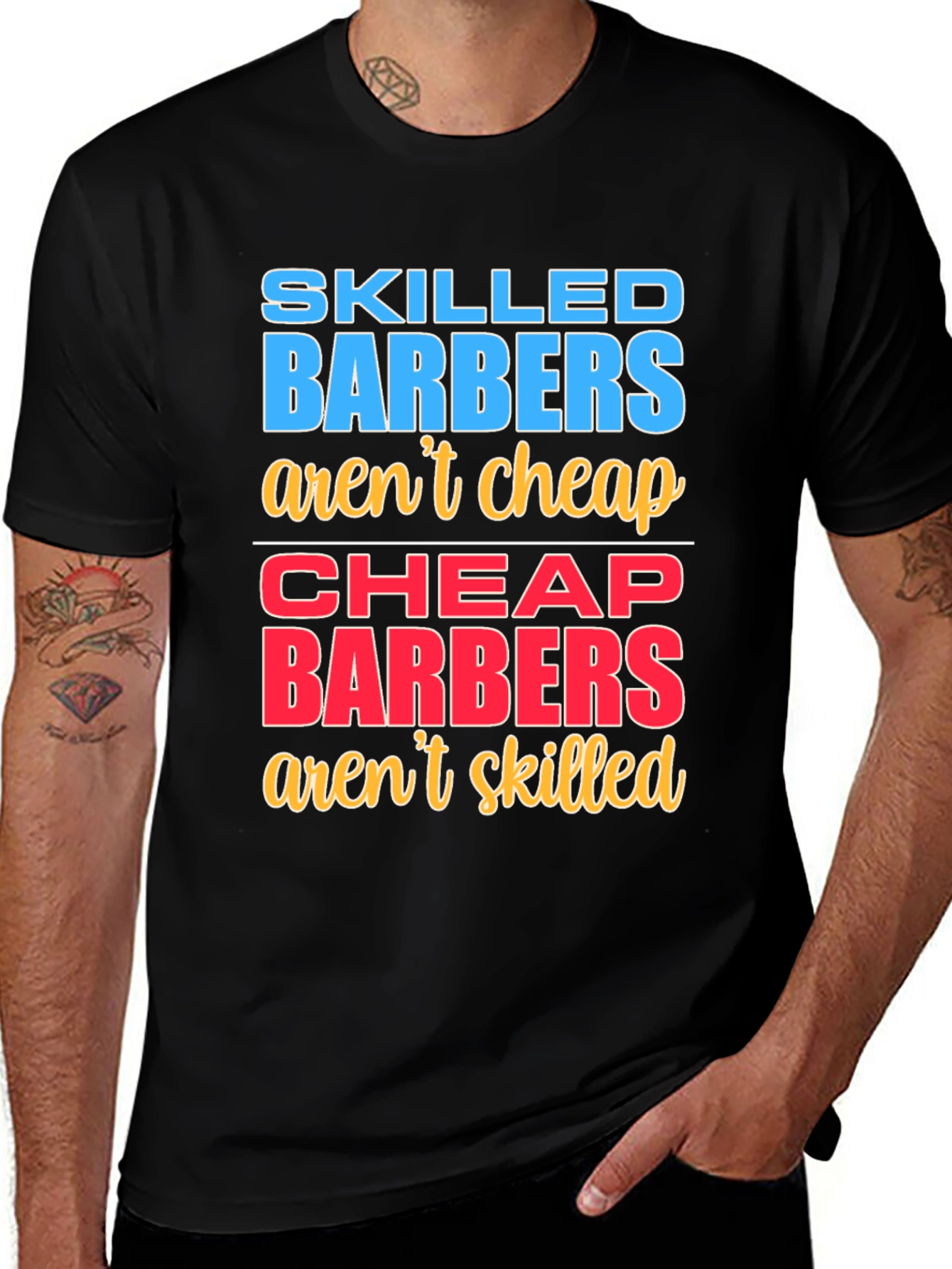 Skilled Barbers Graphic T-Shirt