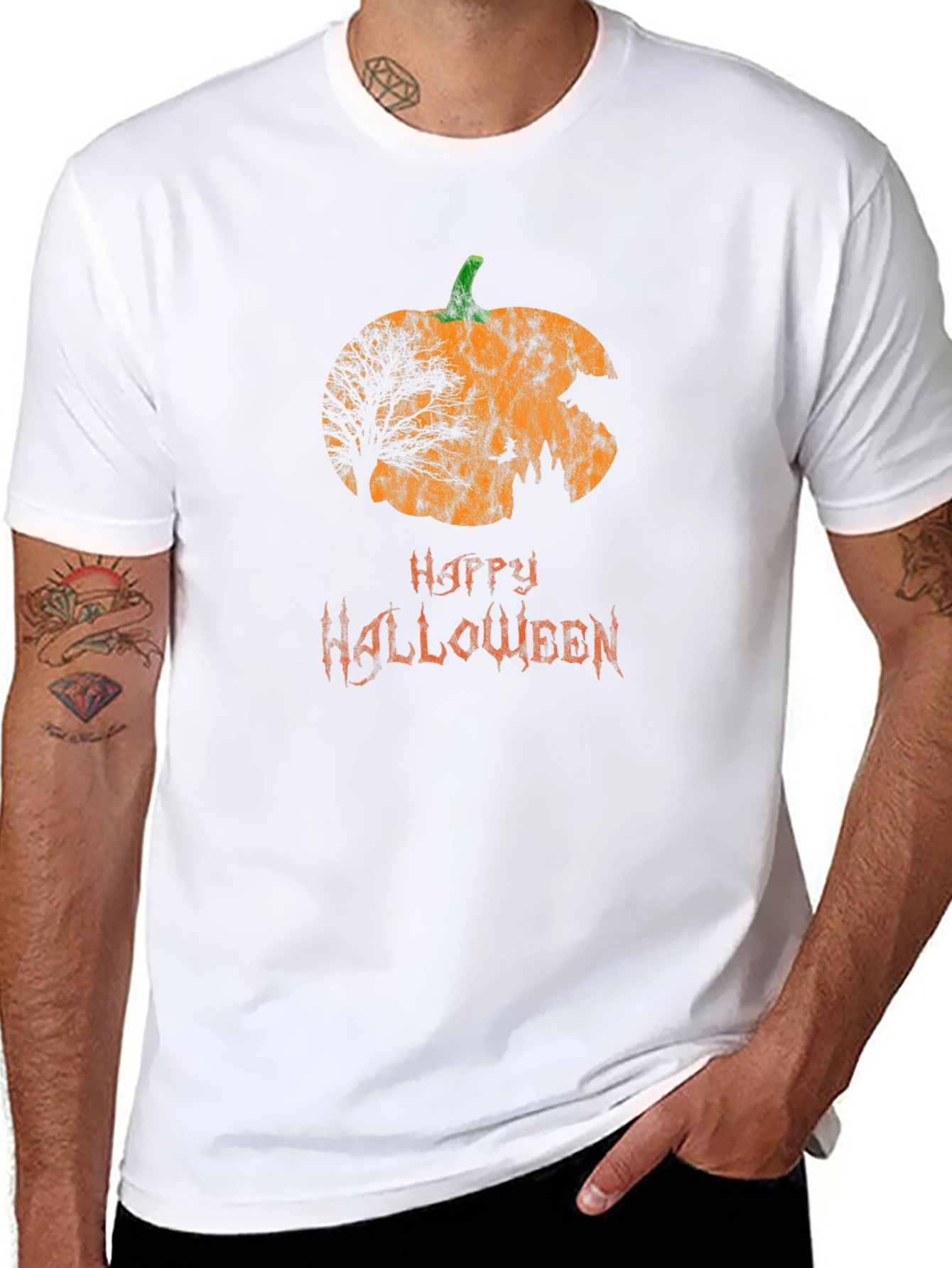 Happy Halloween Pumpkin Graphic Tee