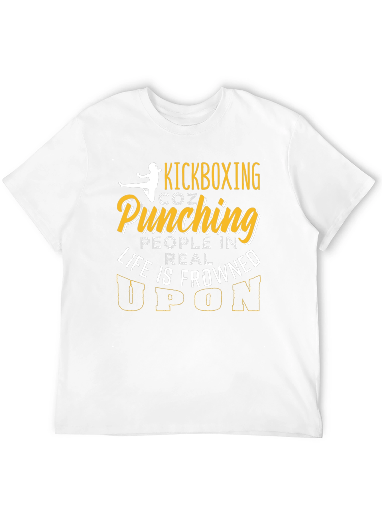 Kickboxing Coz Punching People Graphic Tee