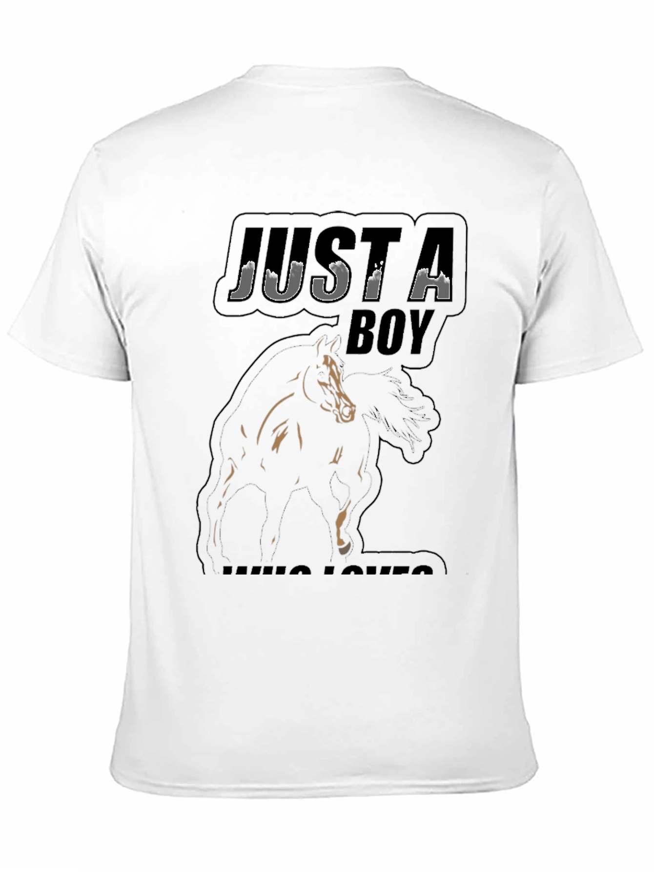 Just A Boy Who Loves Horses T-Shirt
