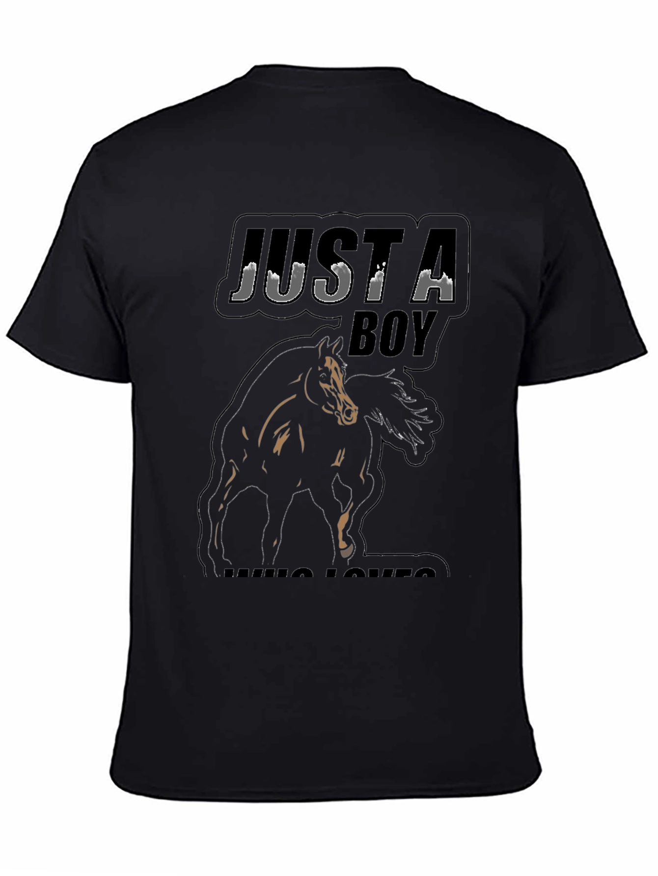 Just A Boy Who Loves Horses T-Shirt