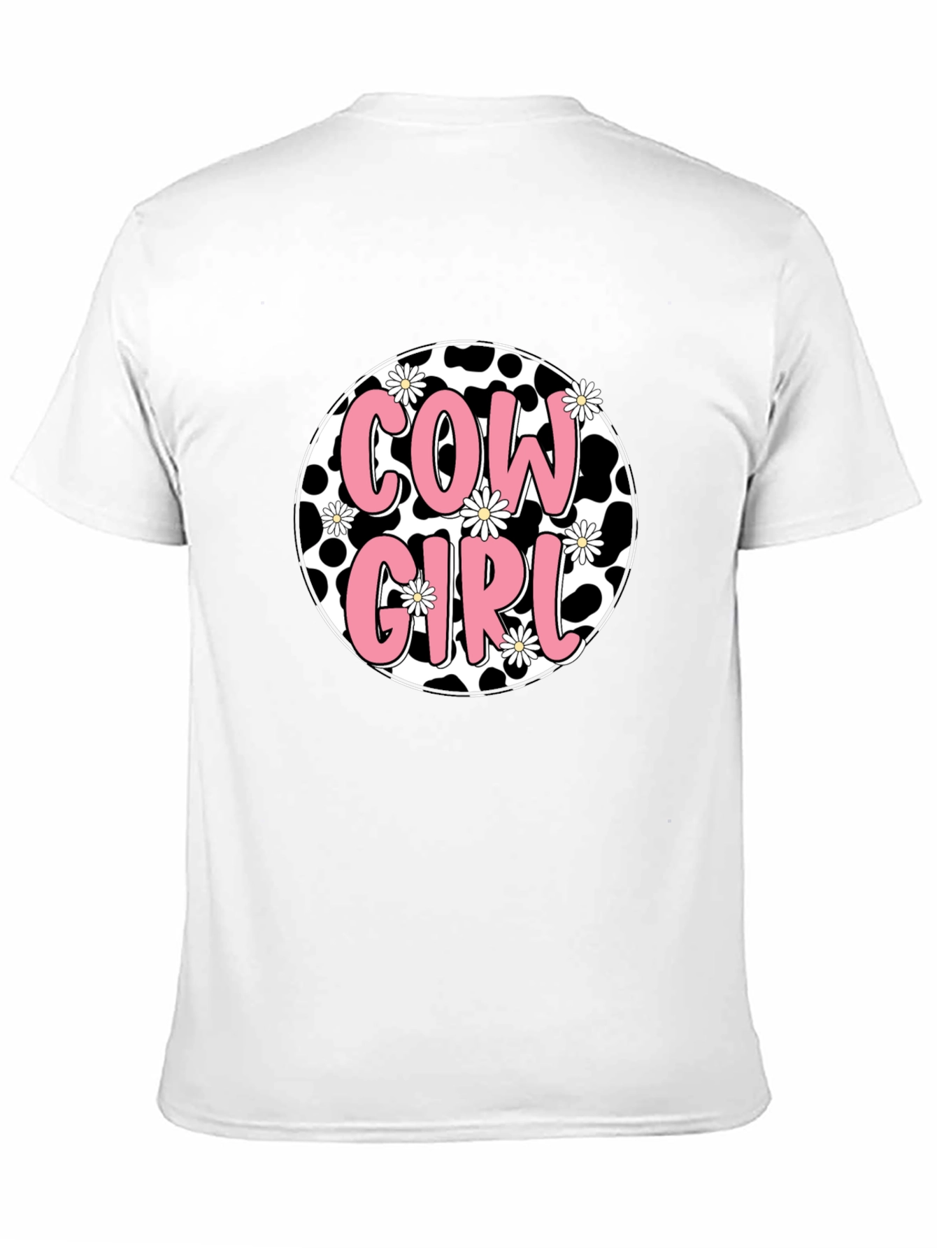 Cow Girl Graphic Tee - Black