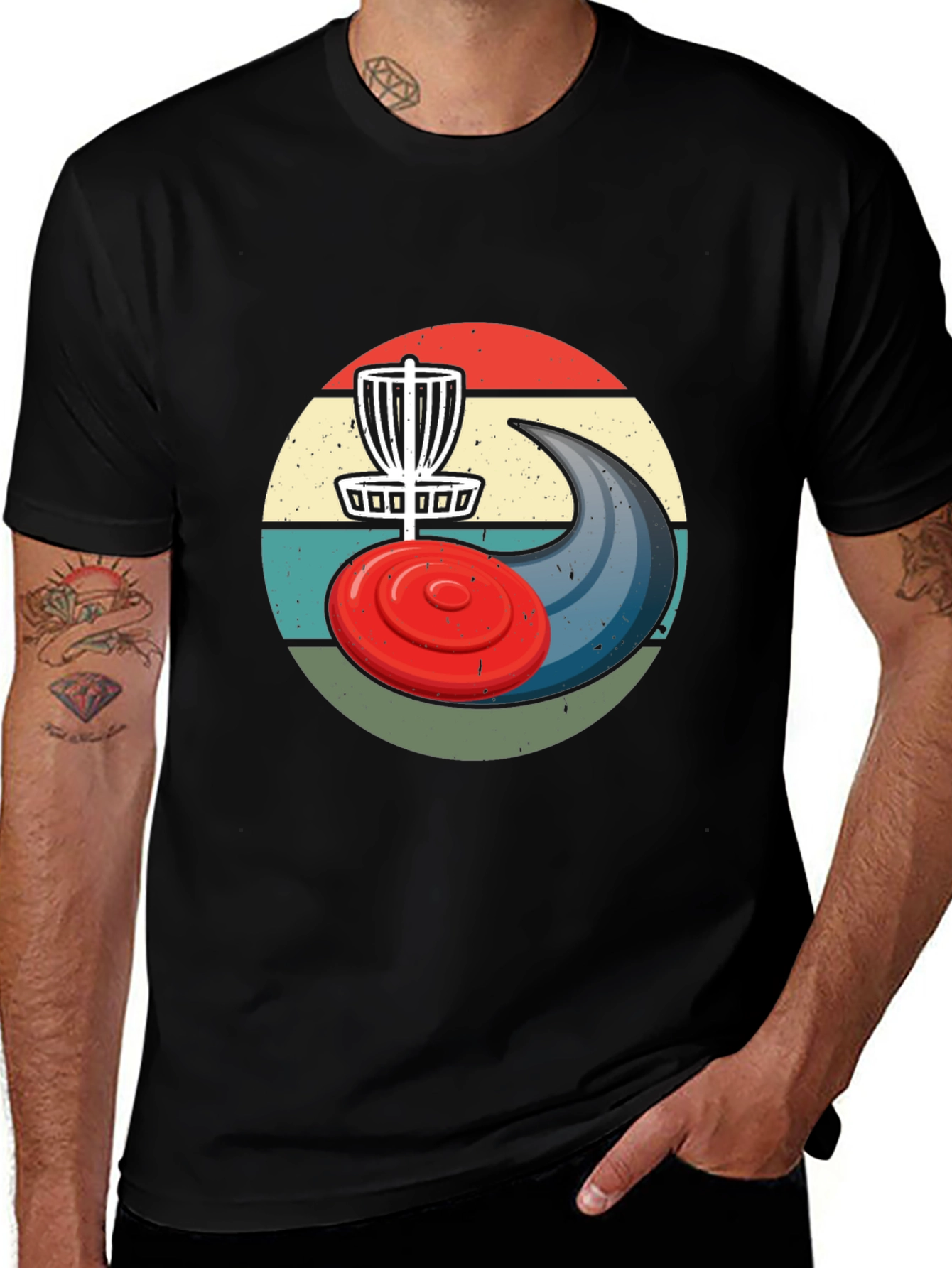 Retro Disc Golf T-Shirt | Stylish Sportswear