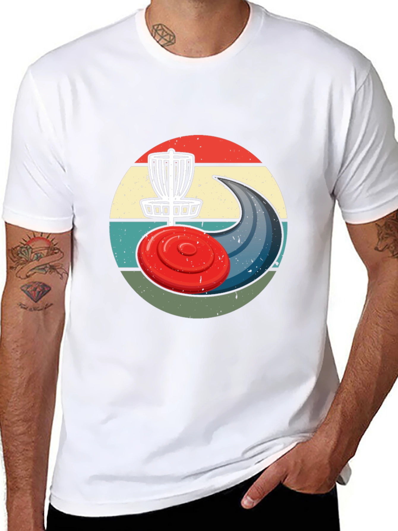 Retro Disc Golf T-Shirt | Stylish Sportswear
