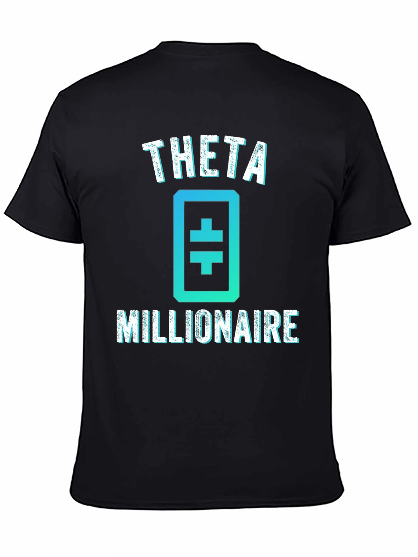 Theta Millionaire Crypto Black T-Shirt