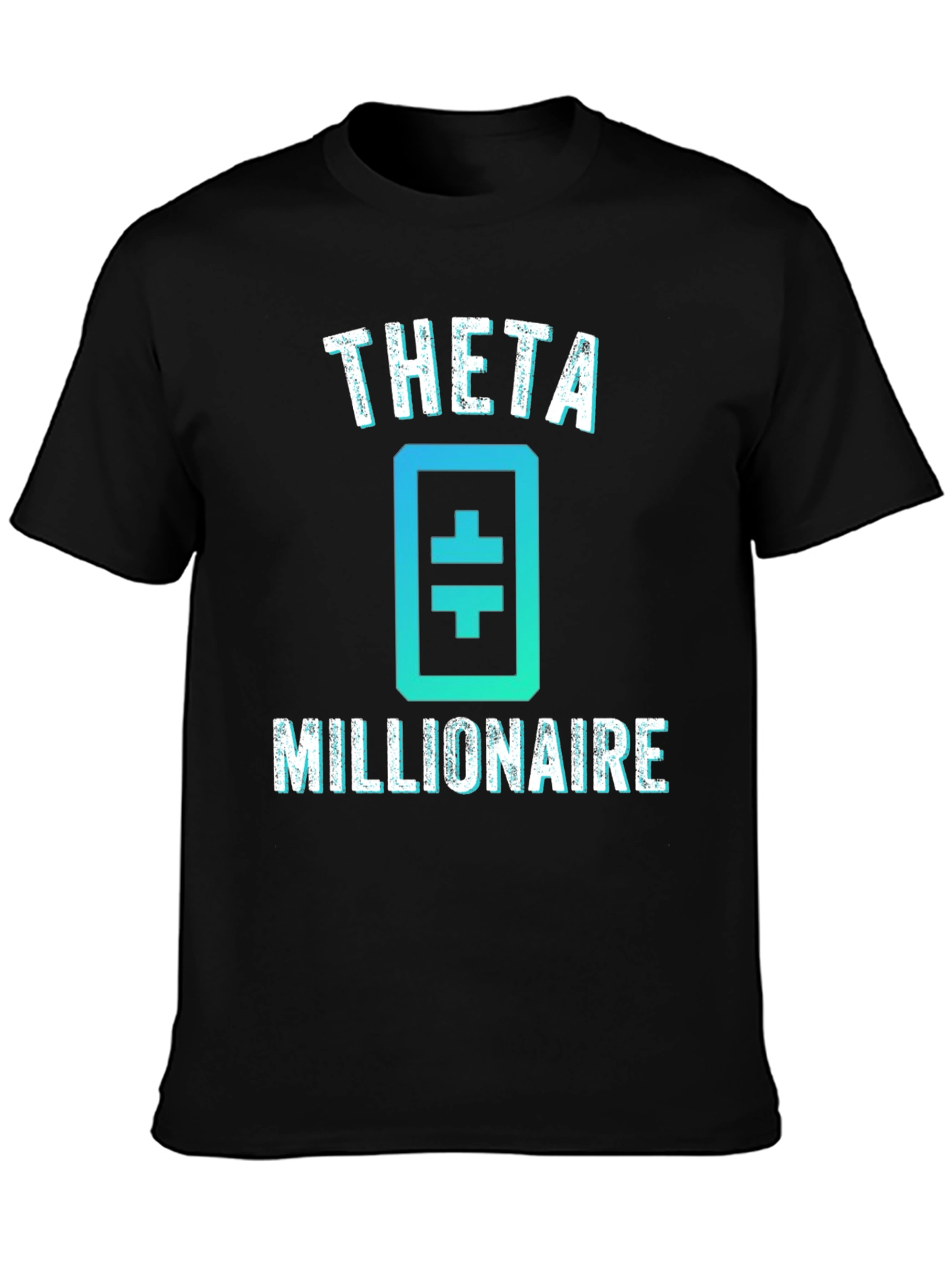 Theta Millionaire Crypto Black T-Shirt