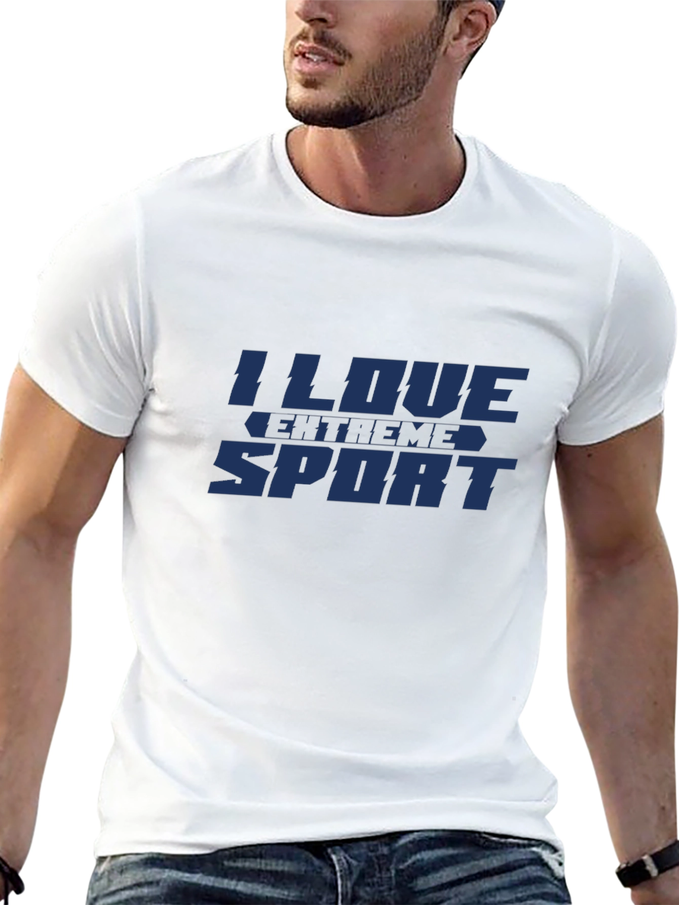 I Love Extreme Sport Graphic T-Shirt