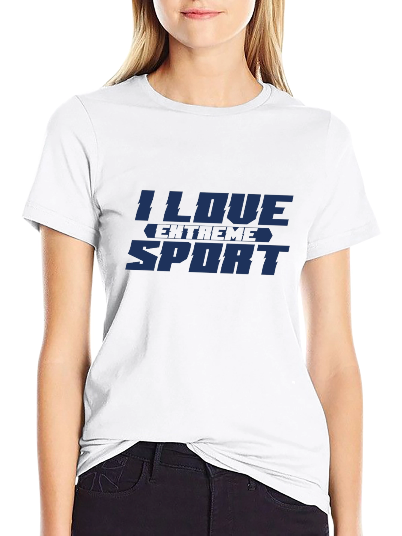 I Love Extreme Sport Graphic T-Shirt