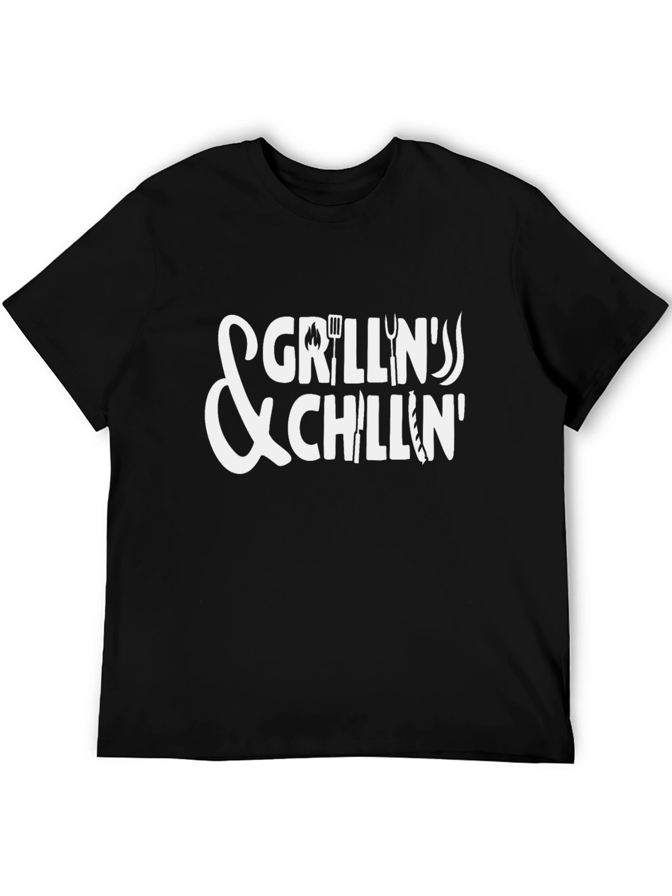Grillin & Chillin Black T-Shirt