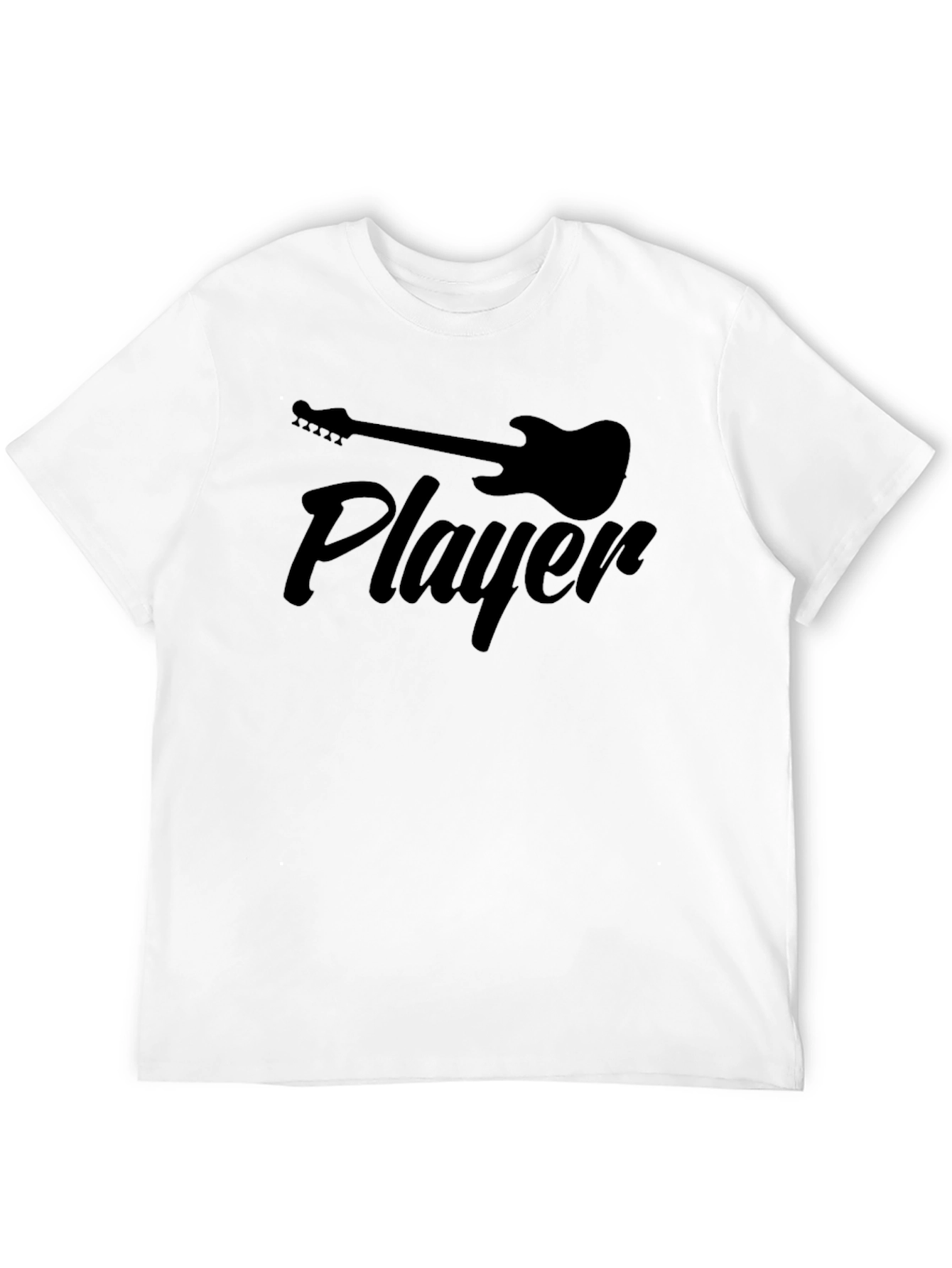 Guitar Player Black T-Shirt