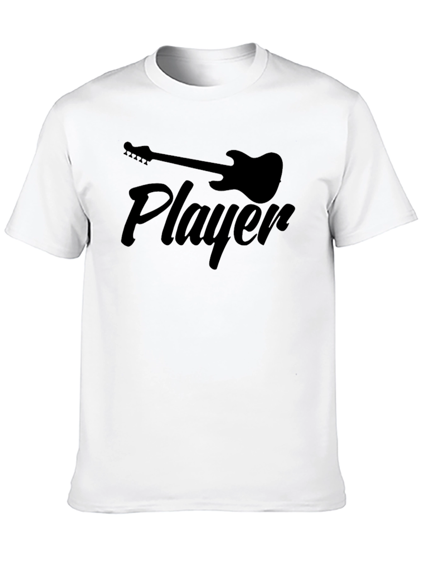 Guitar Player Black T-Shirt