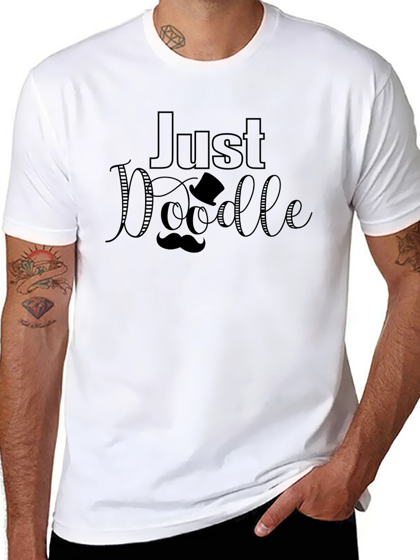 Just Doodle T-Shirt - Funny Graphic Tee