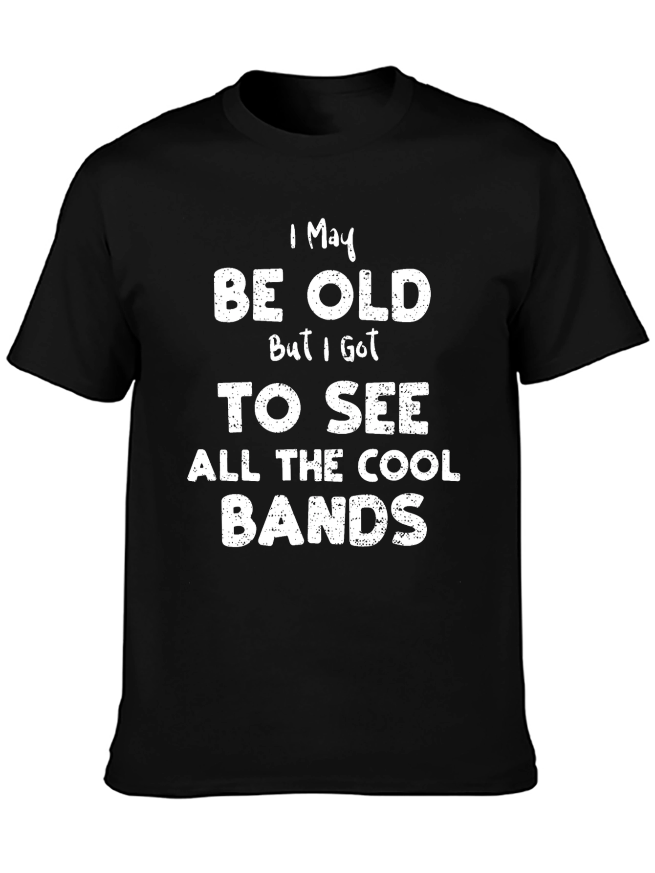 Cool Bands T-Shirt - Funny Old Age Tee