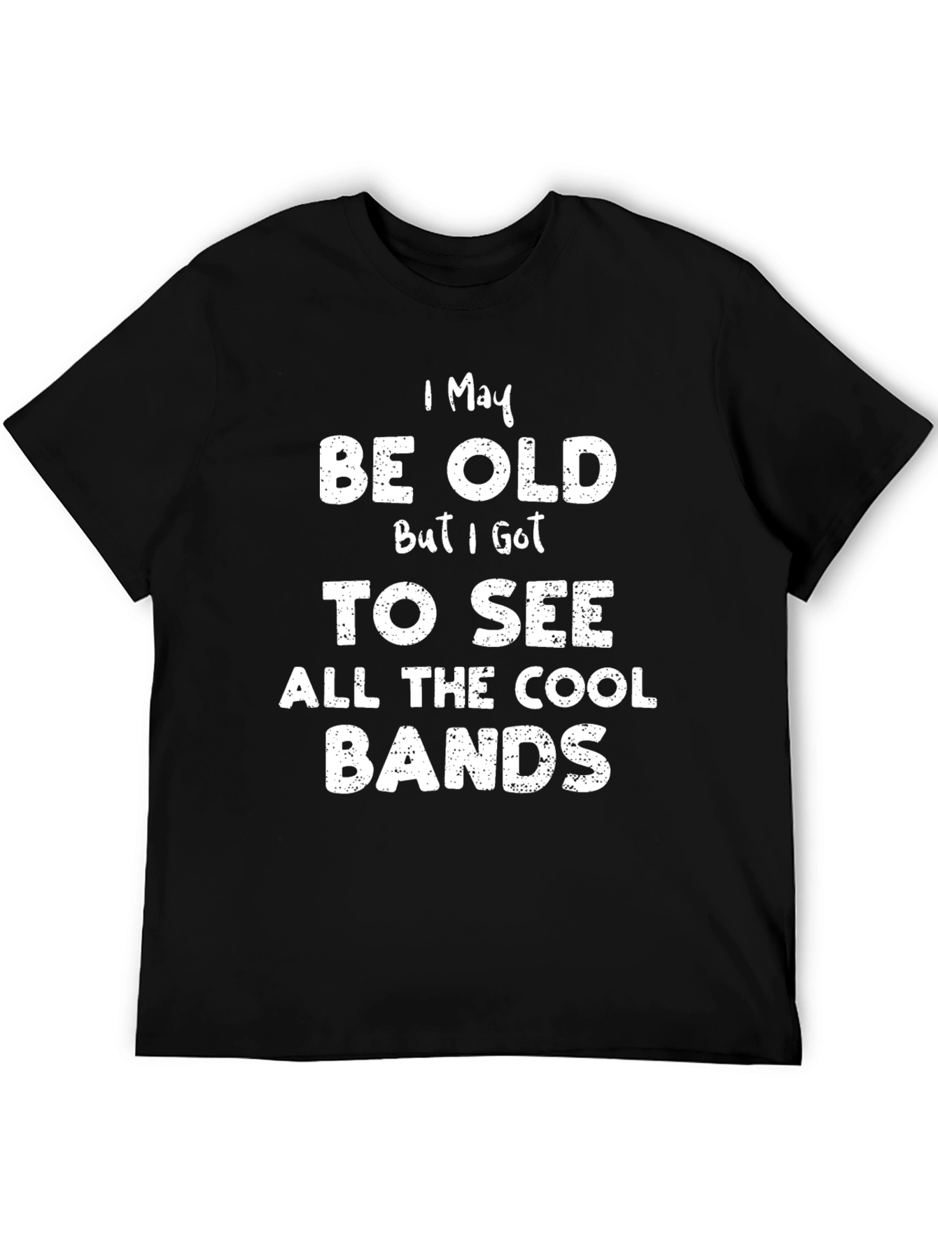 Cool Bands T-Shirt - Funny Old Age Tee