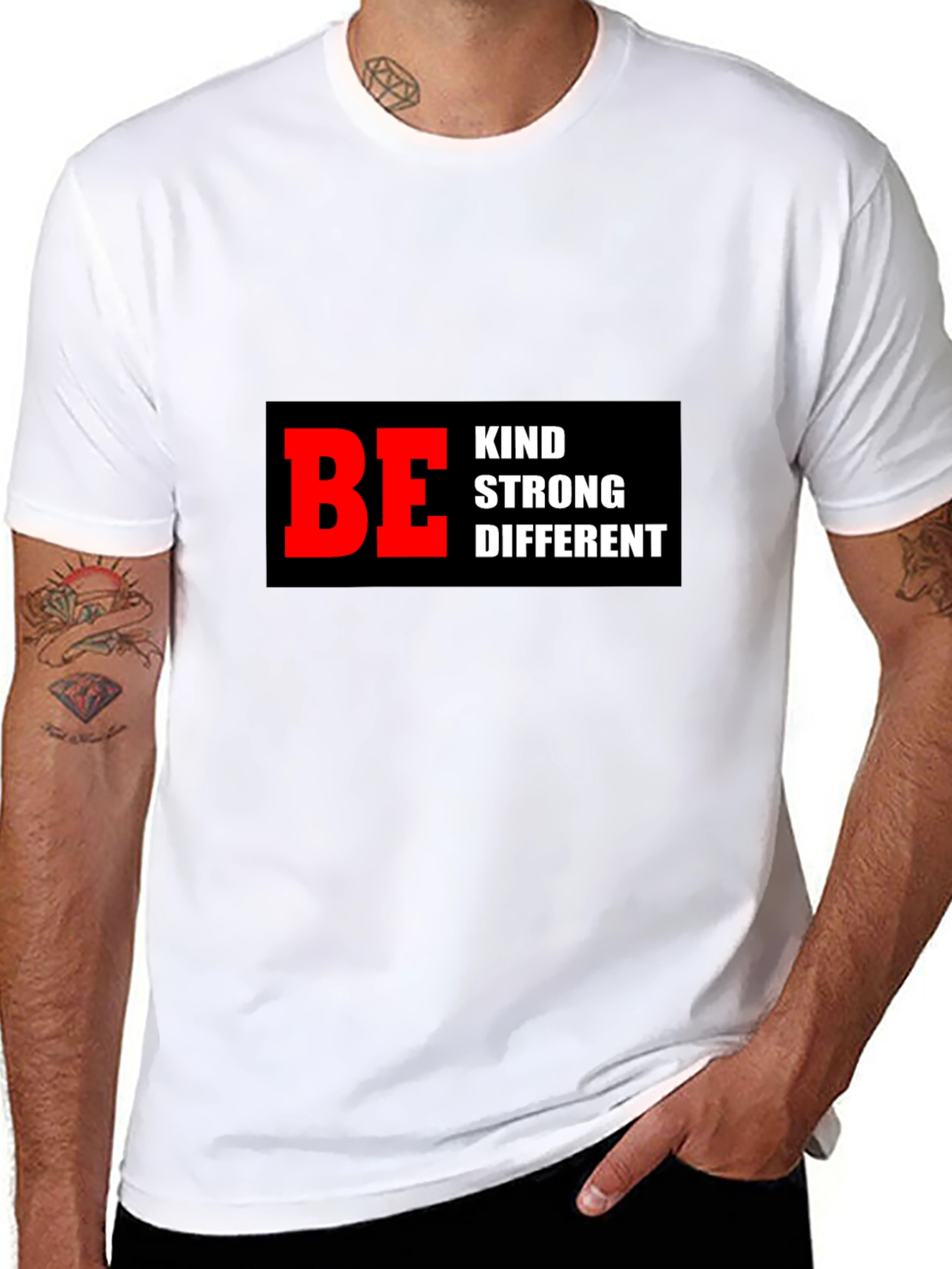 Be Kind Strong Different Graphic Tee