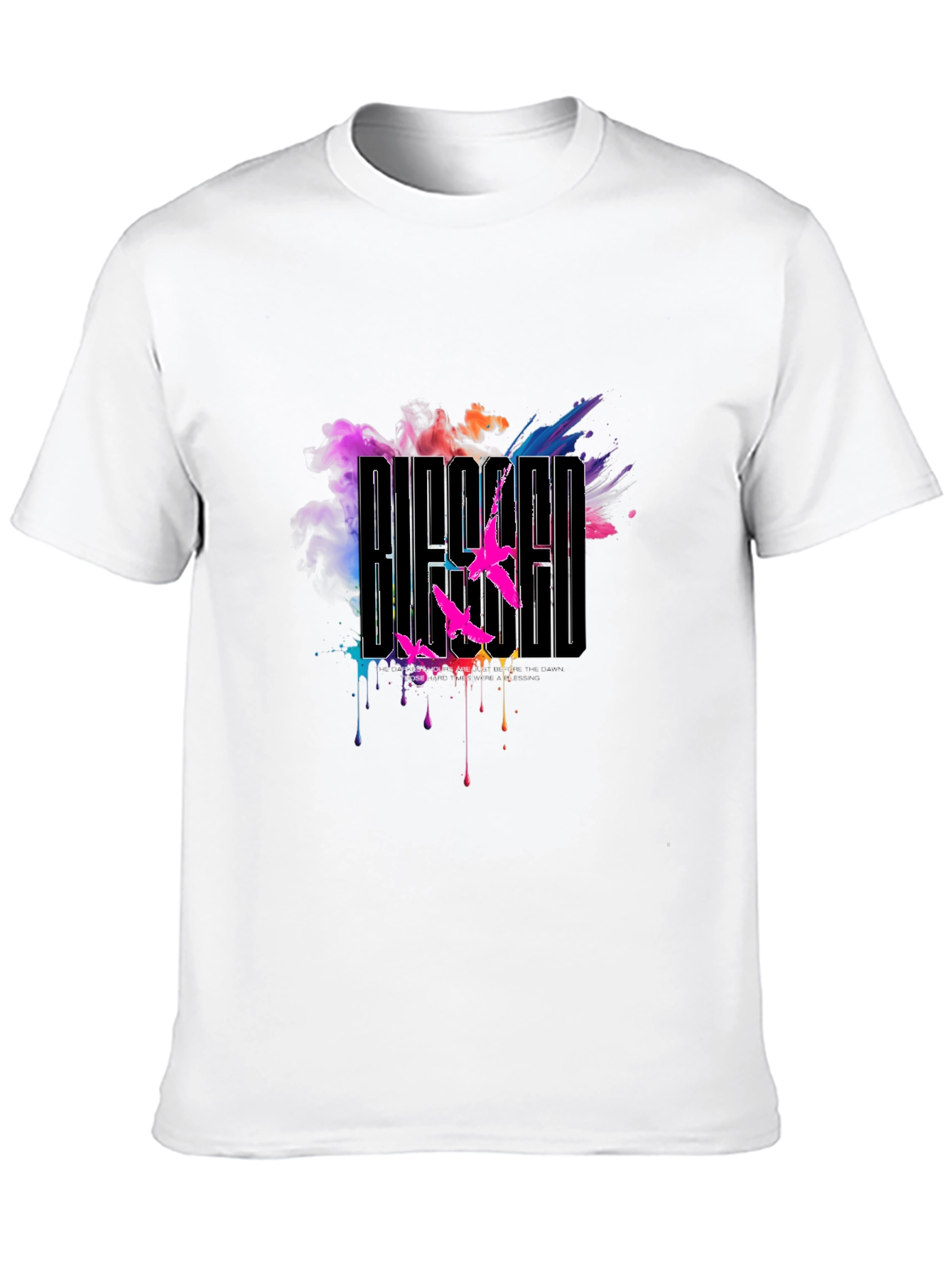 Blessed Graphic T-Shirt - Unique Artistic Design