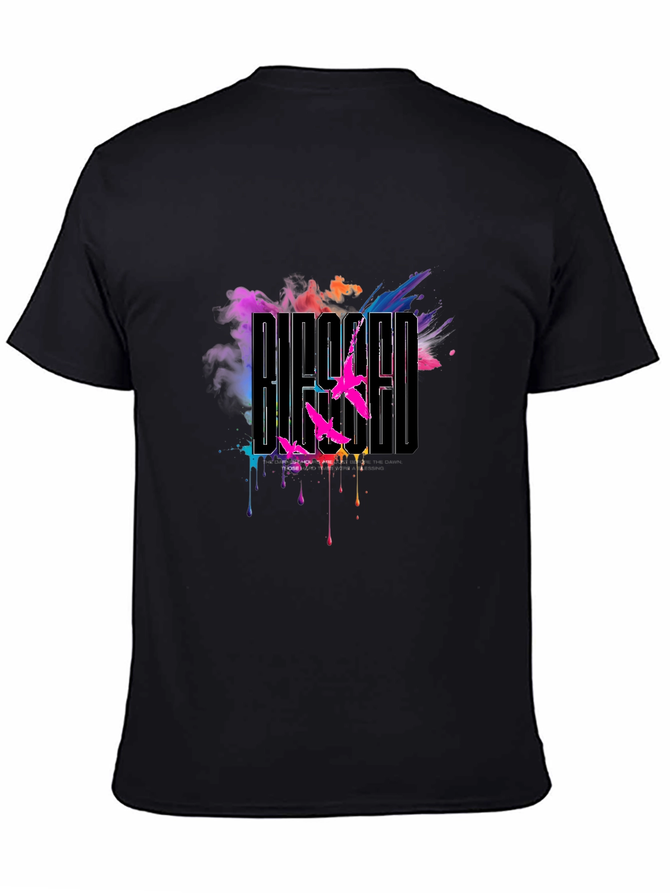 Blessed Graphic T-Shirt - Unique Artistic Design