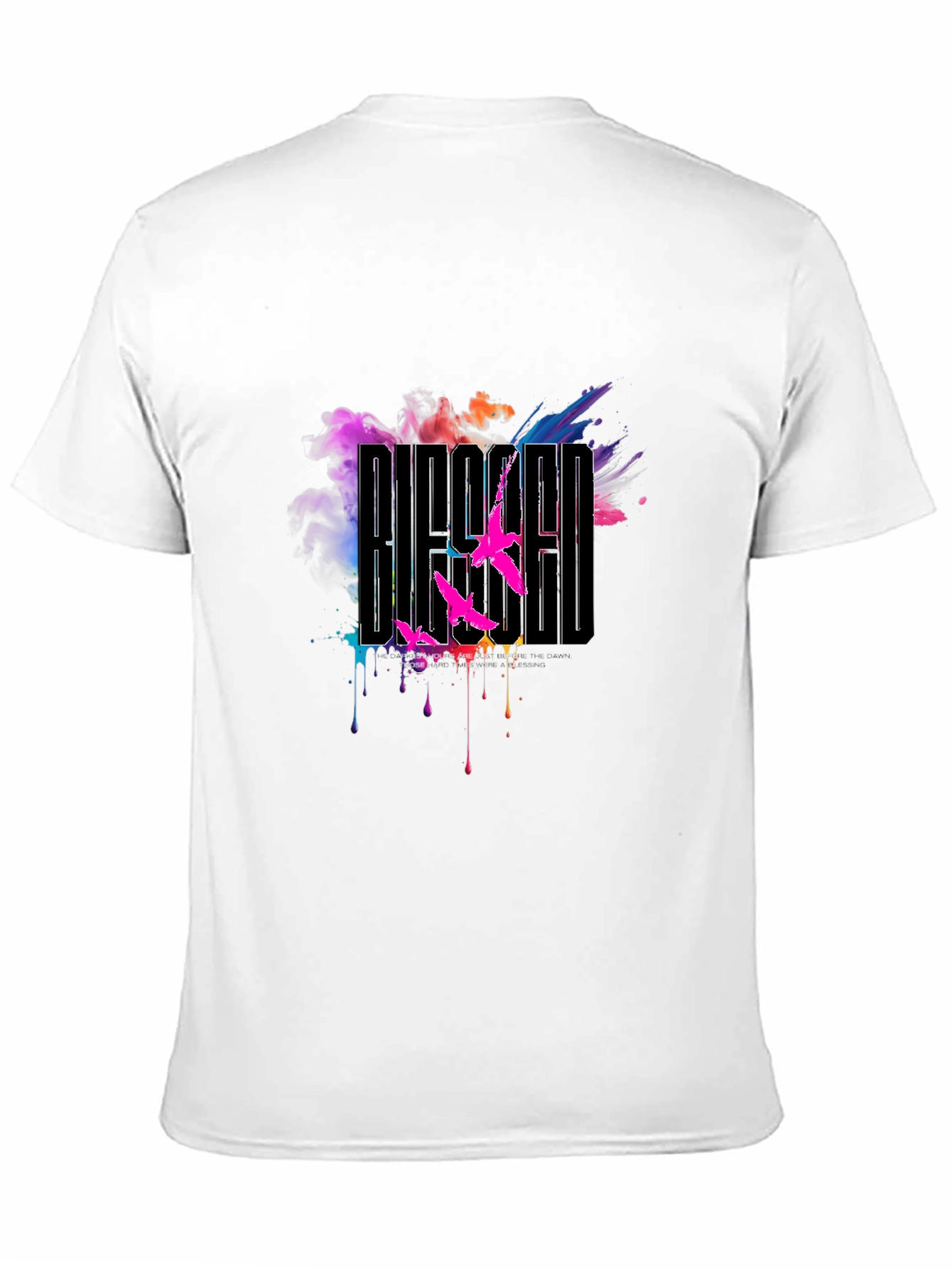 Blessed Graphic T-Shirt - Unique Artistic Design