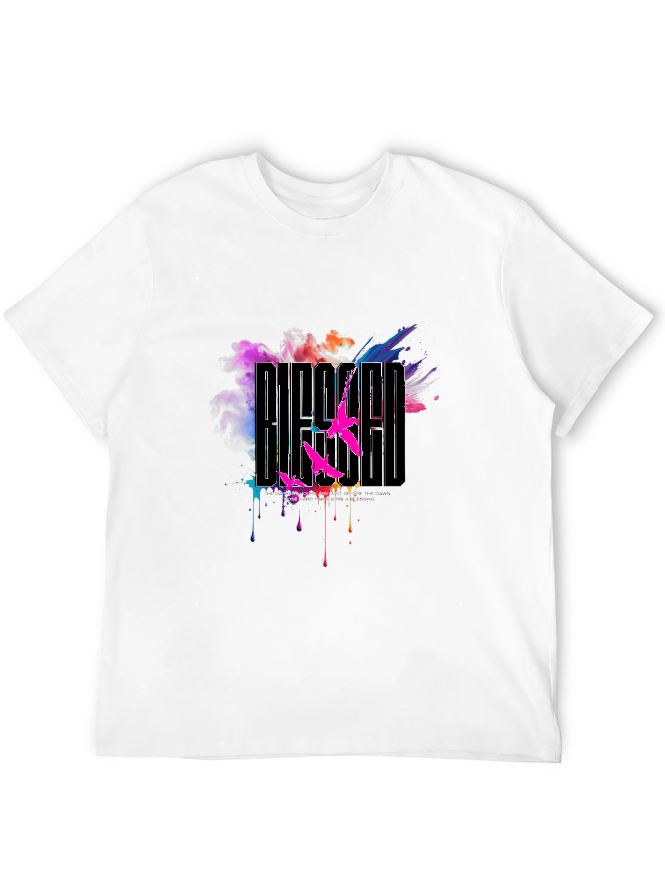 Blessed Graphic T-Shirt - Unique Artistic Design