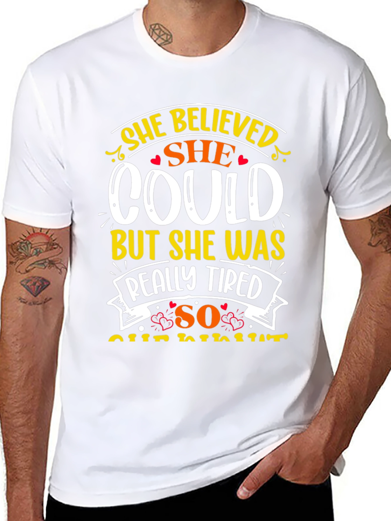 She Believed She Could Graphic Tee