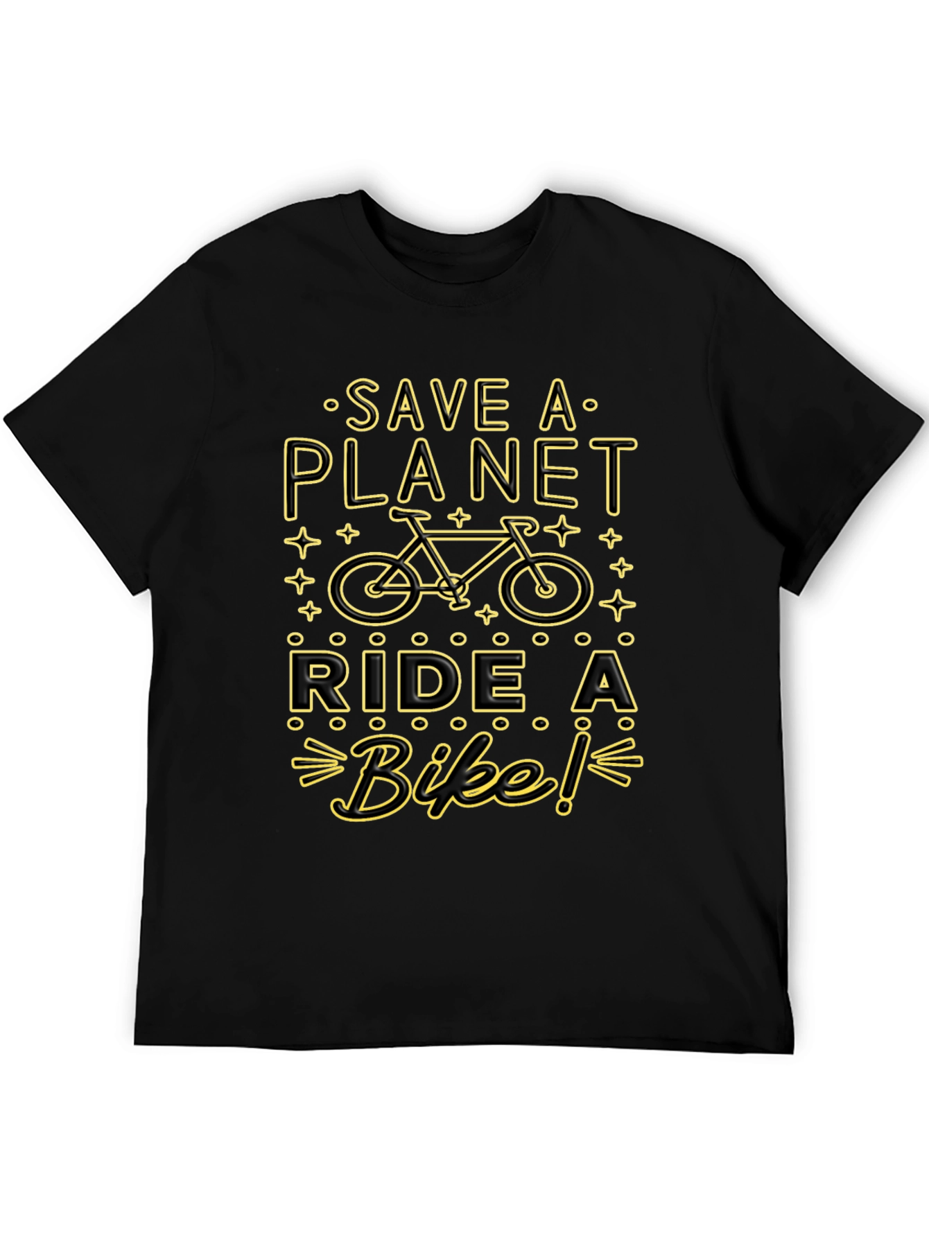 Save the Planet Ride a Bike Graphic Tee