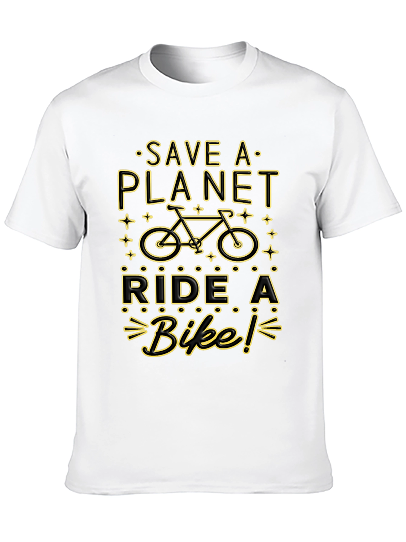 Save the Planet Ride a Bike Graphic Tee