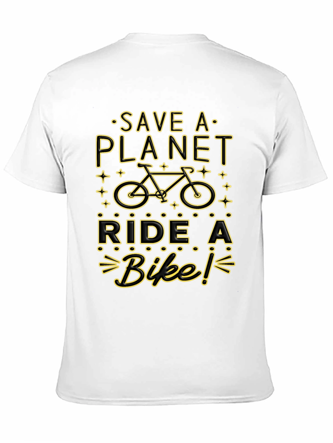 Save the Planet Ride a Bike Graphic Tee