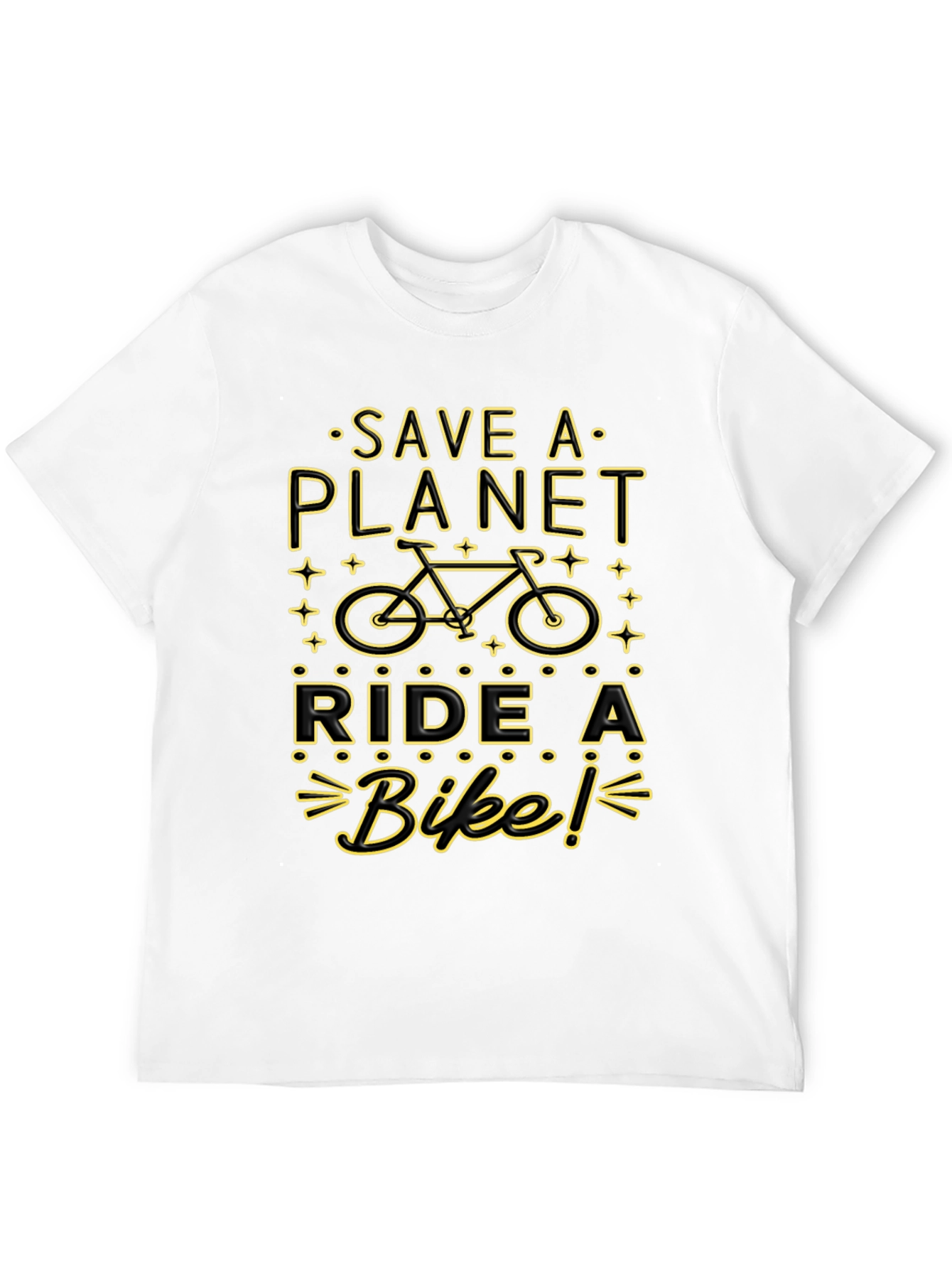Save the Planet Ride a Bike Graphic Tee