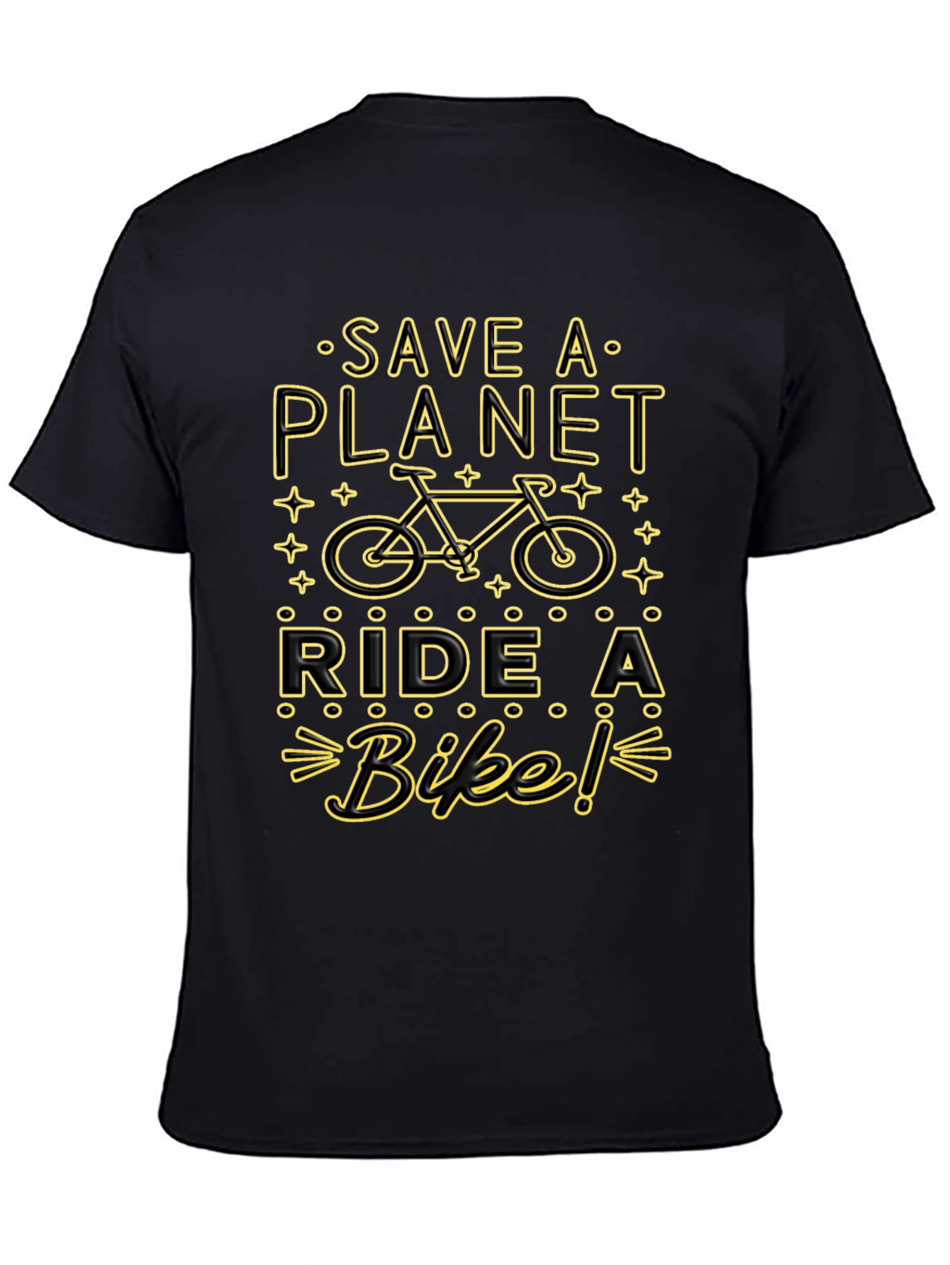Save the Planet Ride a Bike Graphic Tee