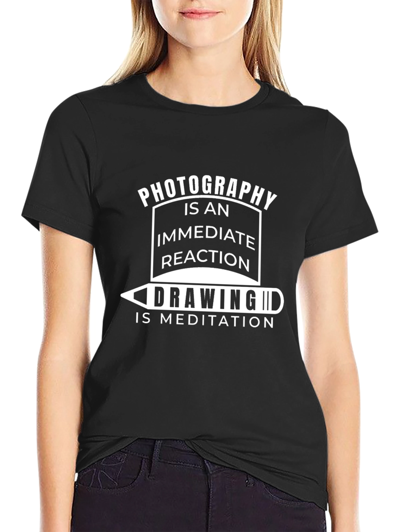 Photography & Drawing Graphic T-Shirt