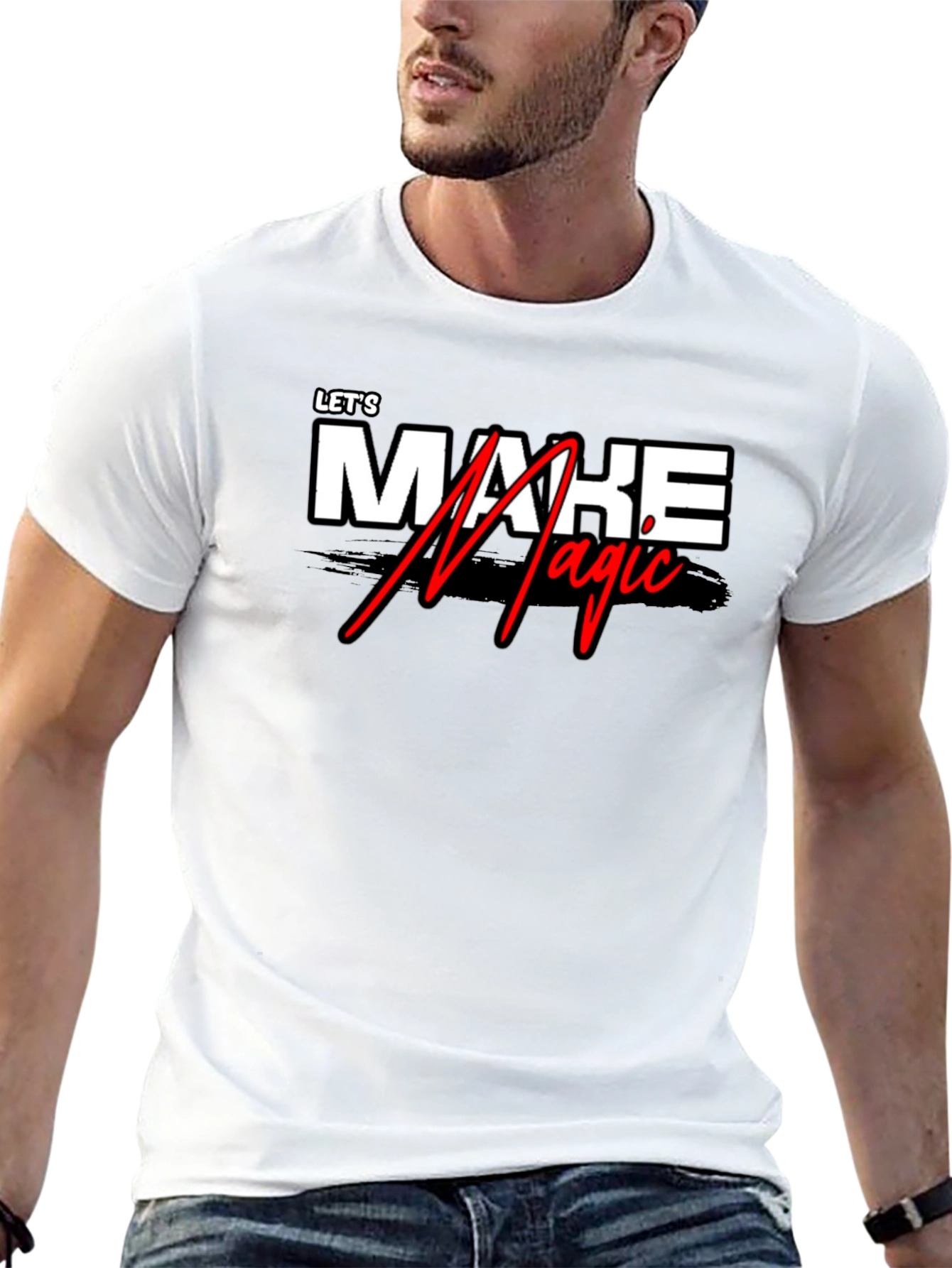 Lets Make Magic Black Graphic Tee