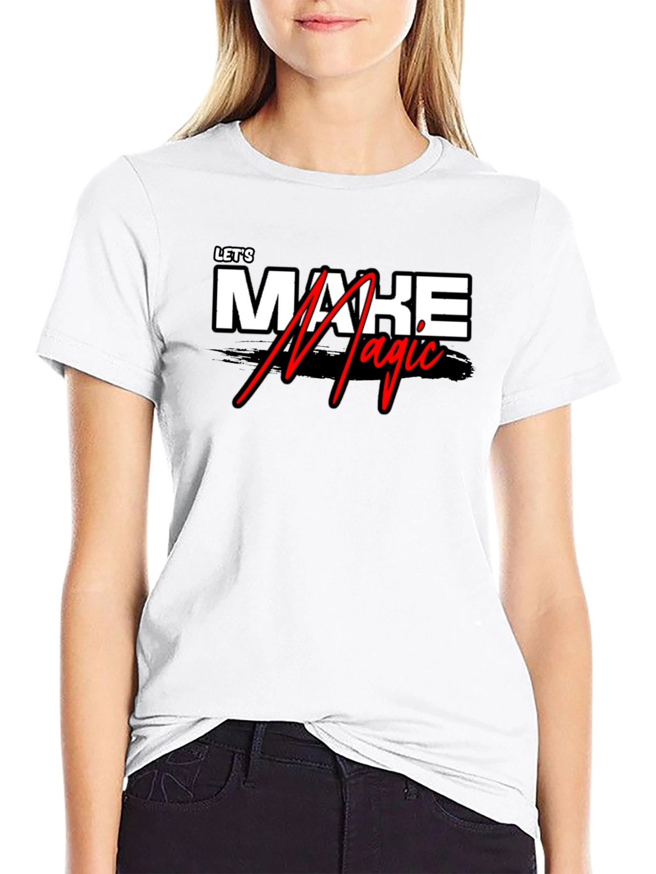 Lets Make Magic Black Graphic Tee