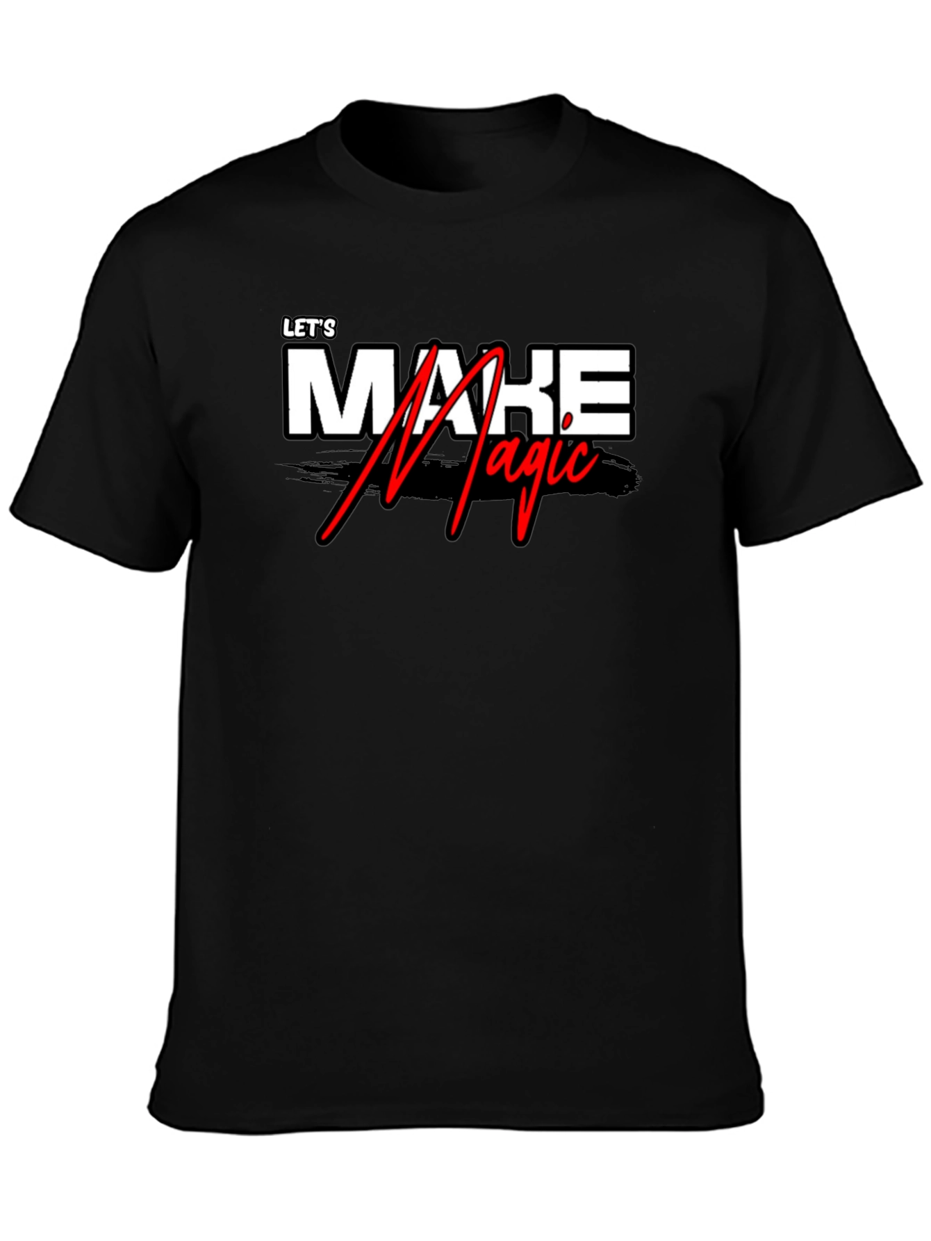 Lets Make Magic Black Graphic Tee