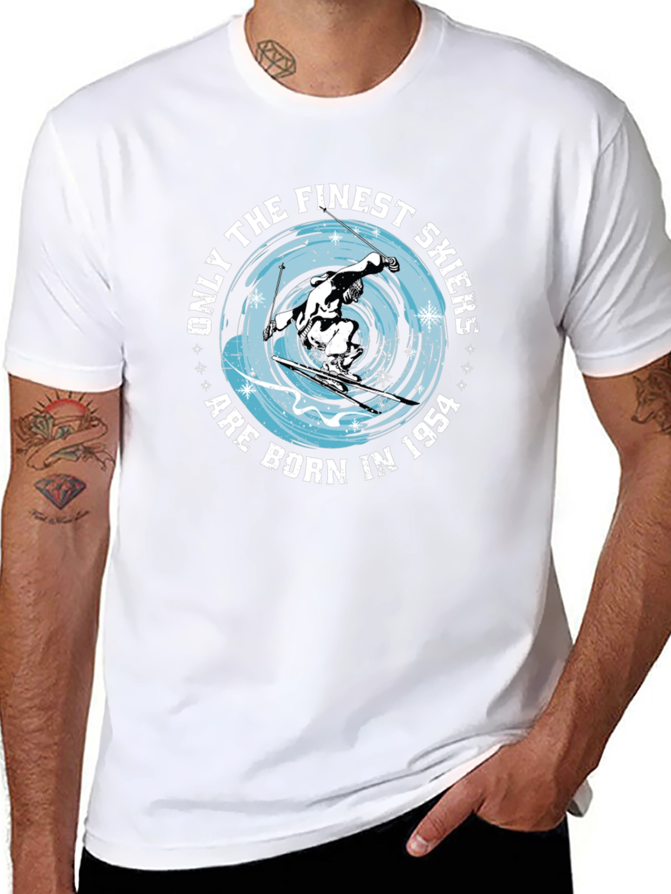 Finest Skiers Born in 1954 T-Shirt
