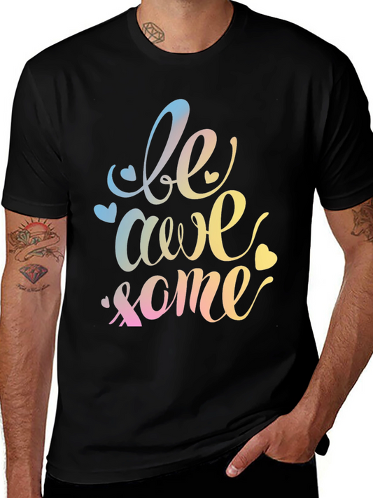 Be Awesome Graphic Tee - Stylish Unisex Crewneck T-Shirt