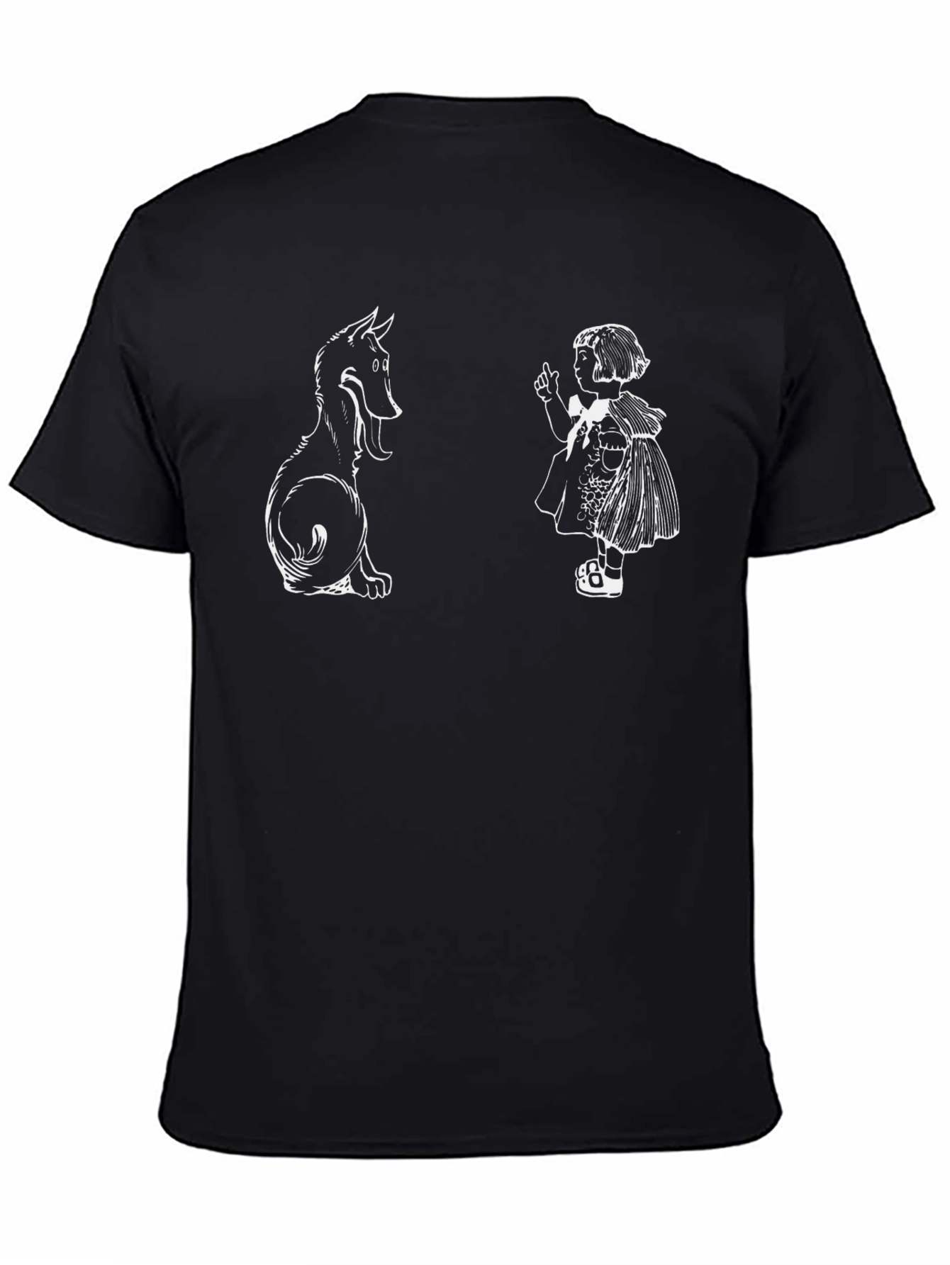 Graphic Tee: Little Red Riding Hood & Wolf