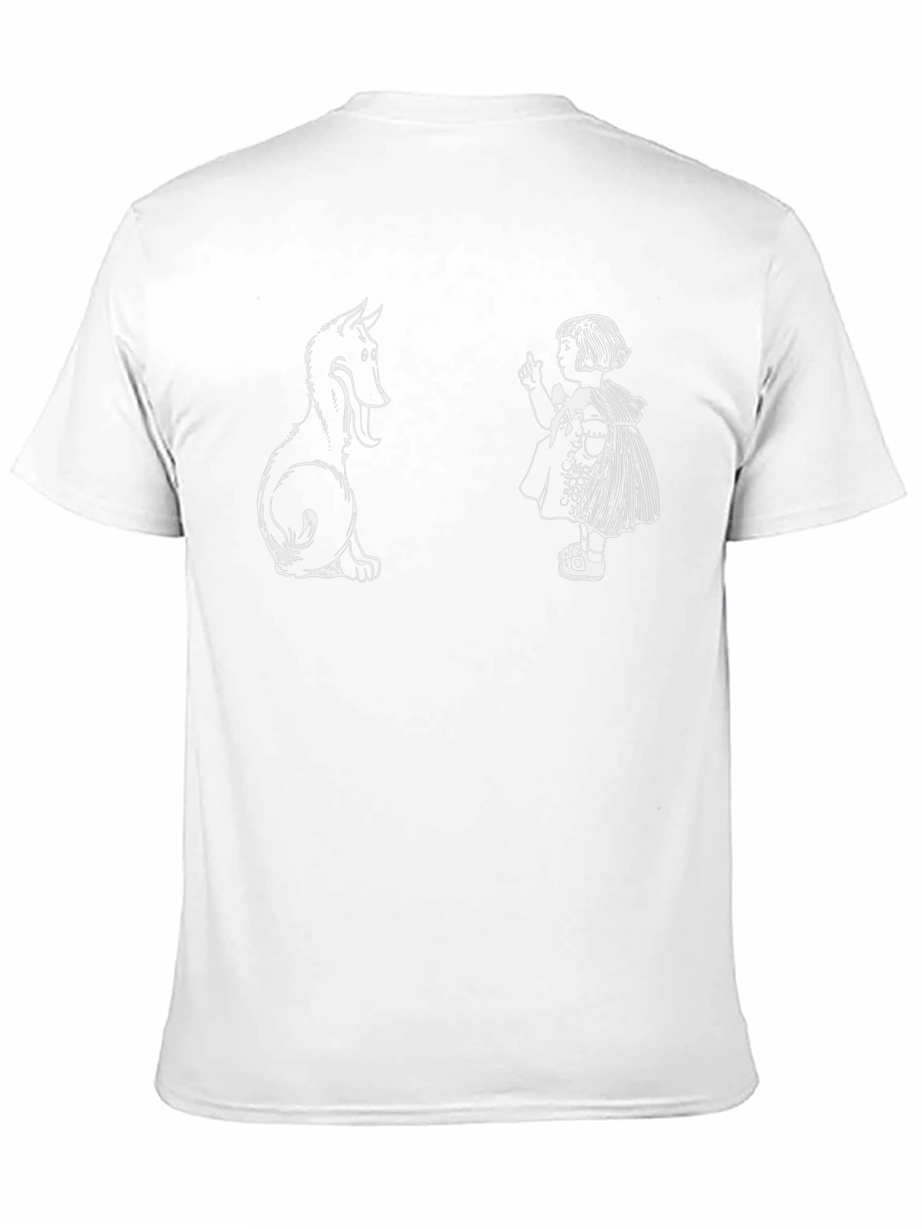 Graphic Tee: Little Red Riding Hood & Wolf
