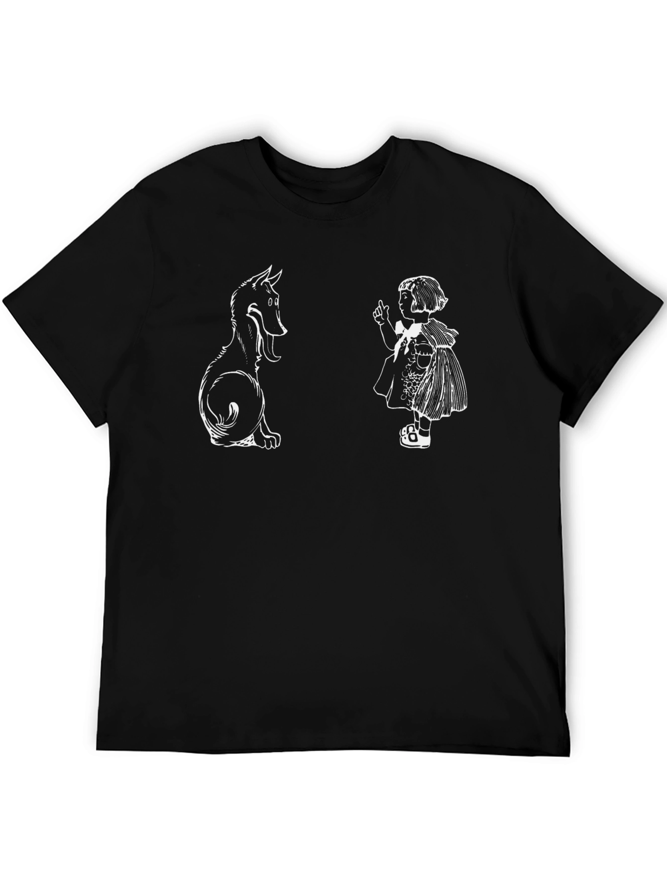 Graphic Tee: Little Red Riding Hood & Wolf