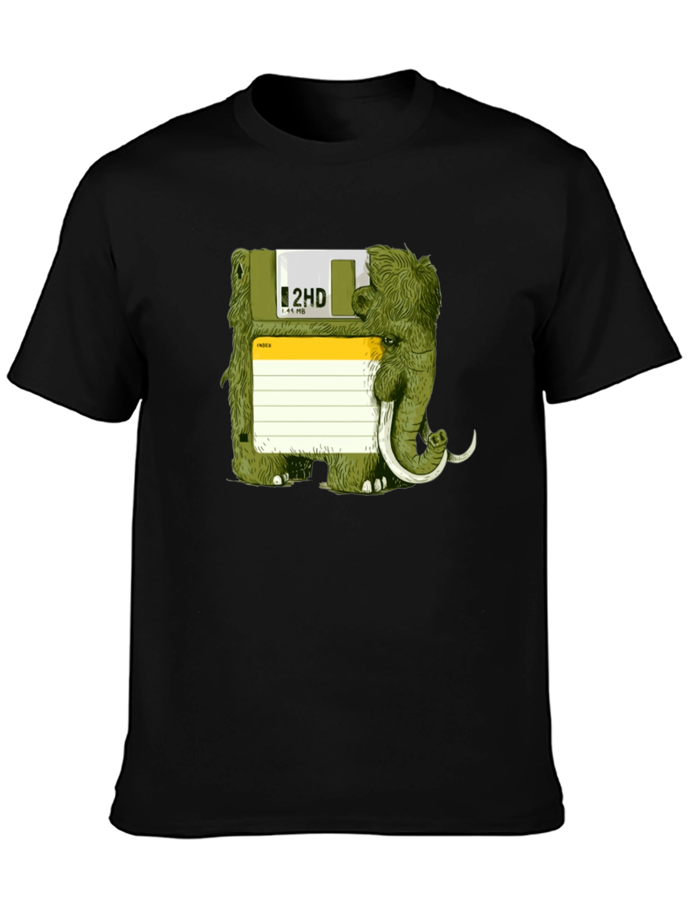 Floppy Disk Mammoth Graphic Tee