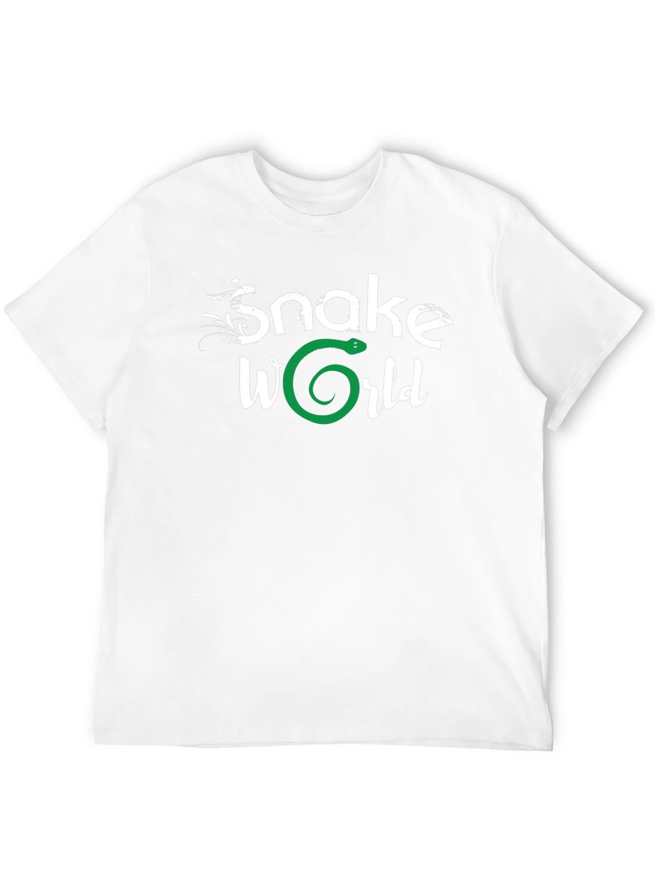 Snake World Graphic T-Shirt - Black