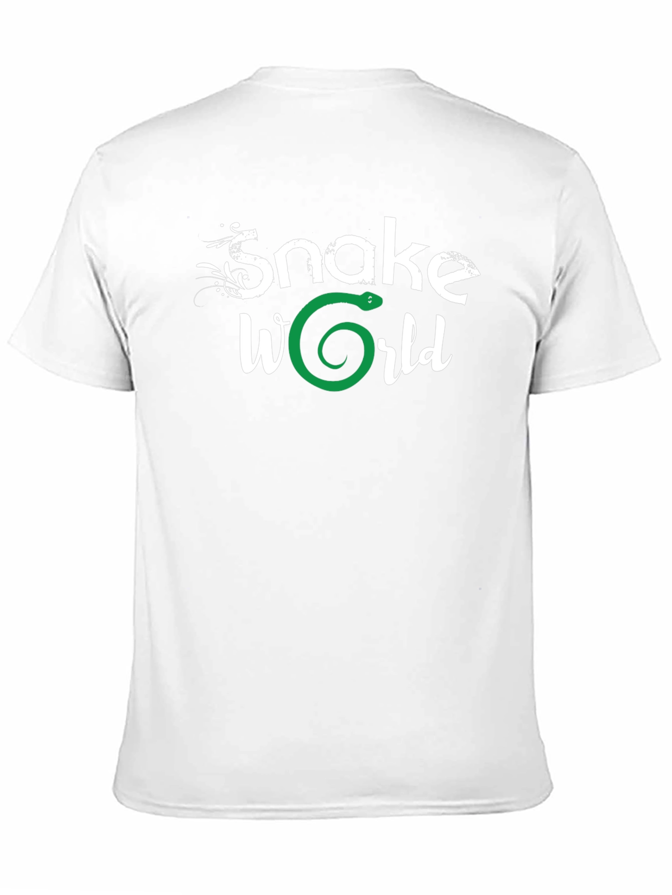 Snake World Graphic T-Shirt - Black