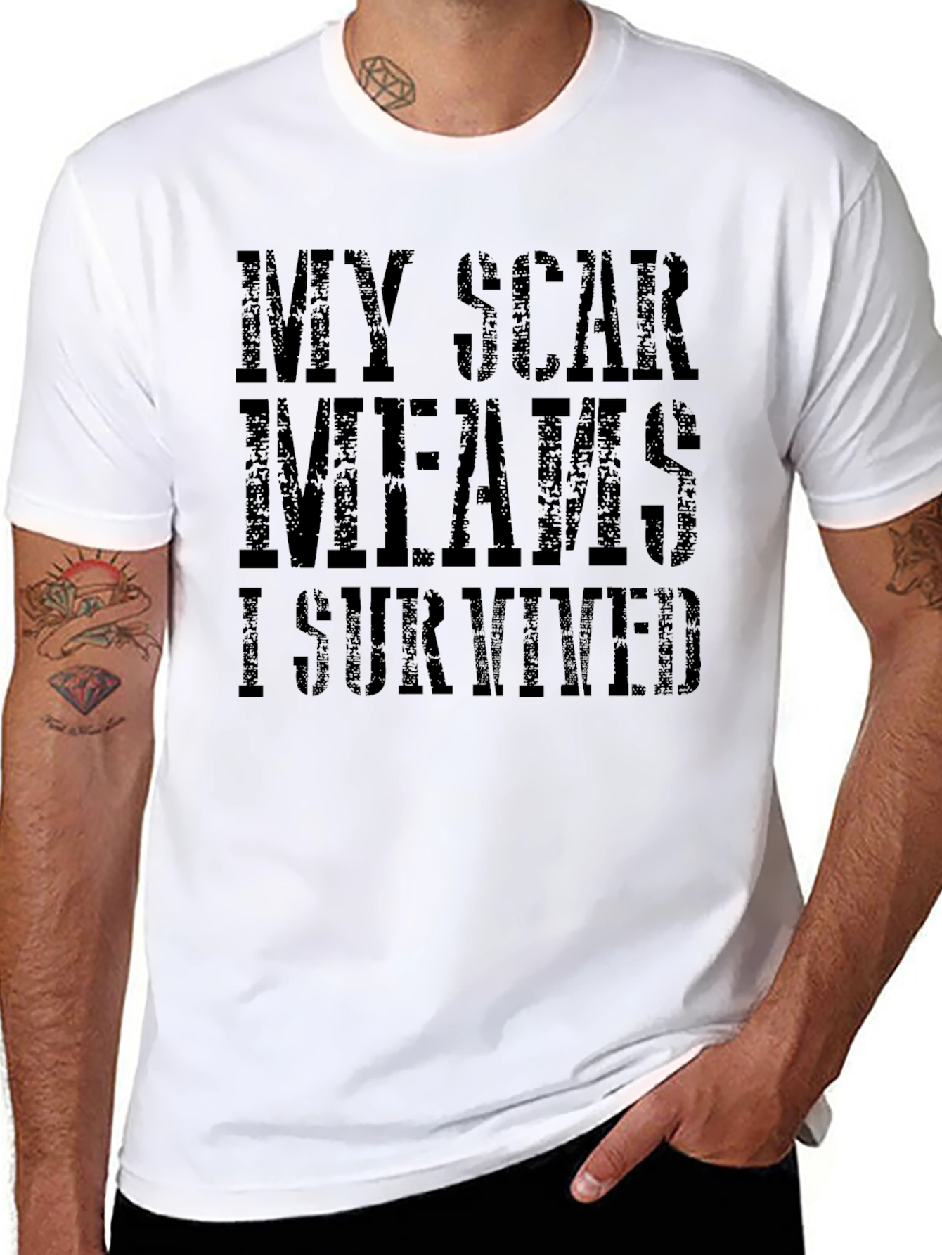 My Scars Mean I Survived Graphic Tee