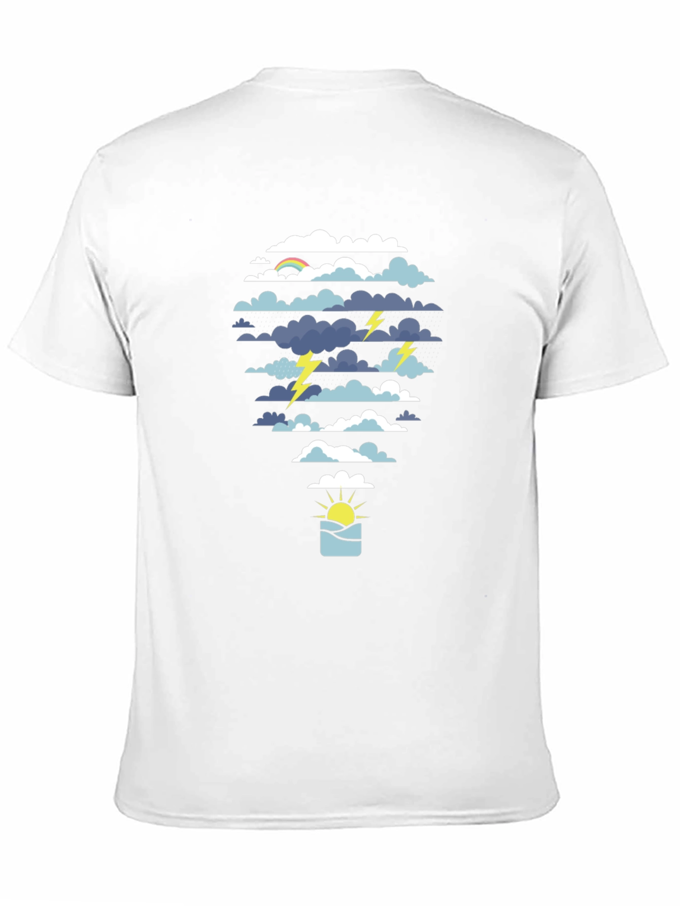 Weather Graphic Tee - Storm & Sunshine Design