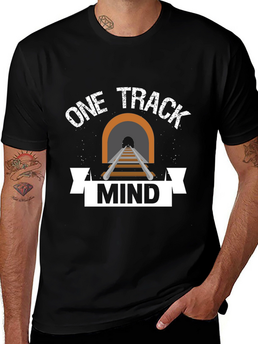 One Track Mind Graphic T-Shirt