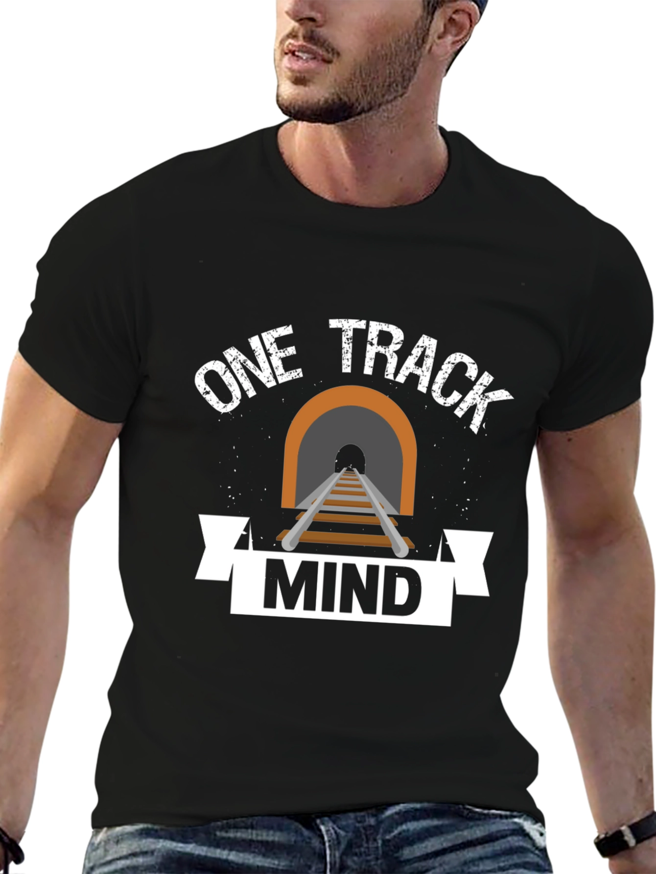 One Track Mind Graphic T-Shirt