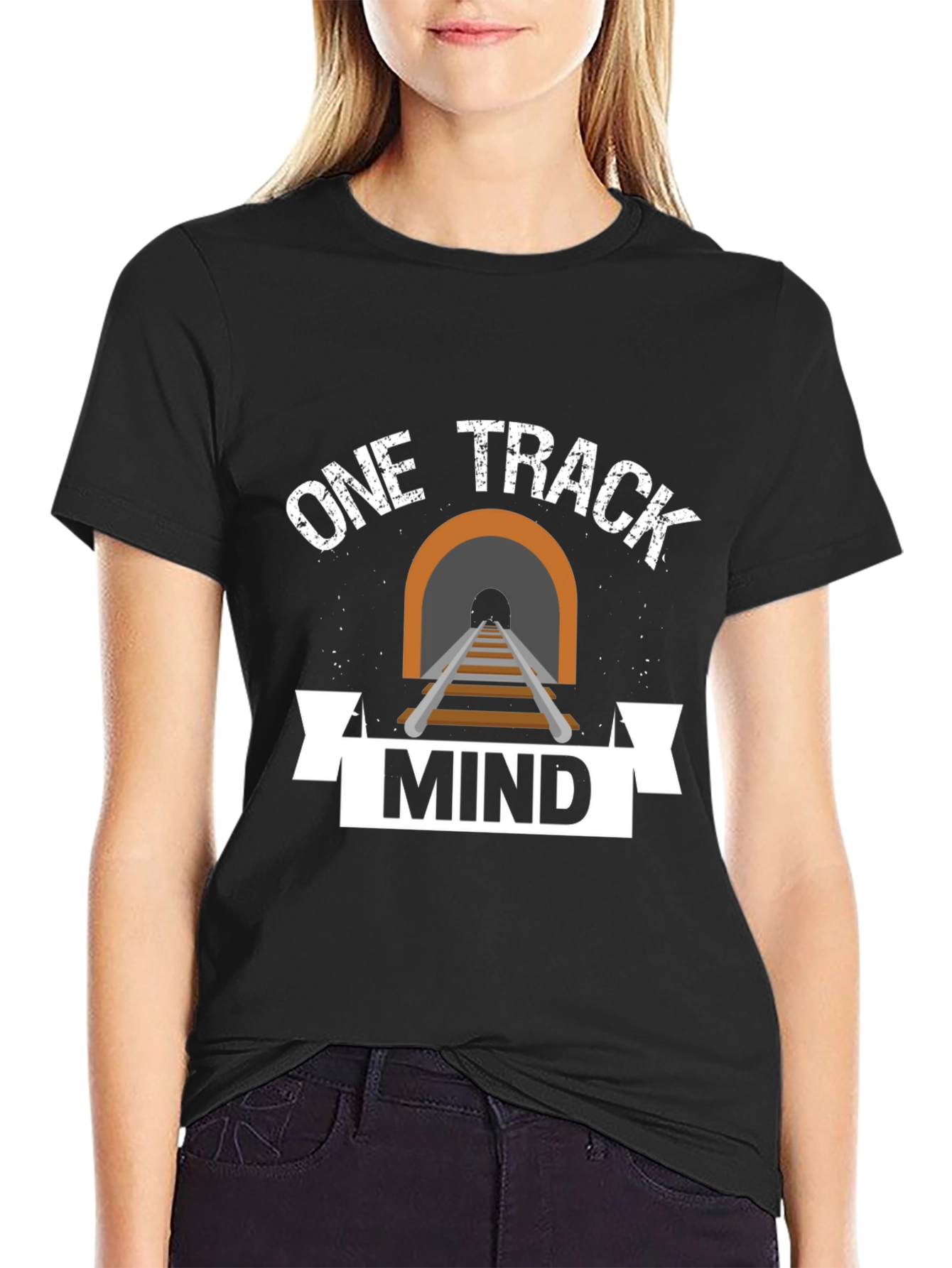 One Track Mind Graphic T-Shirt